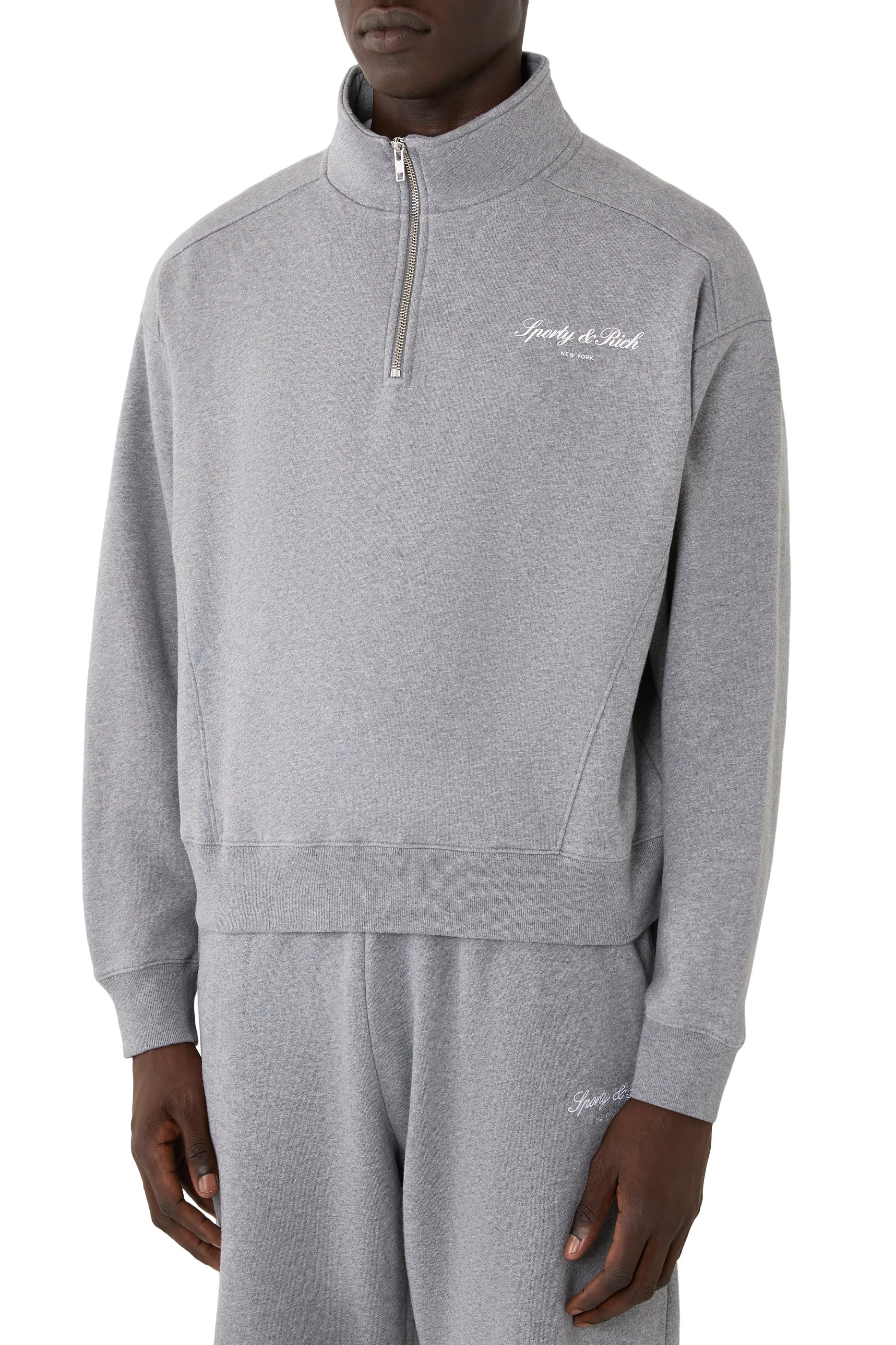 Signature NY Quarter Zip Sweatshirt