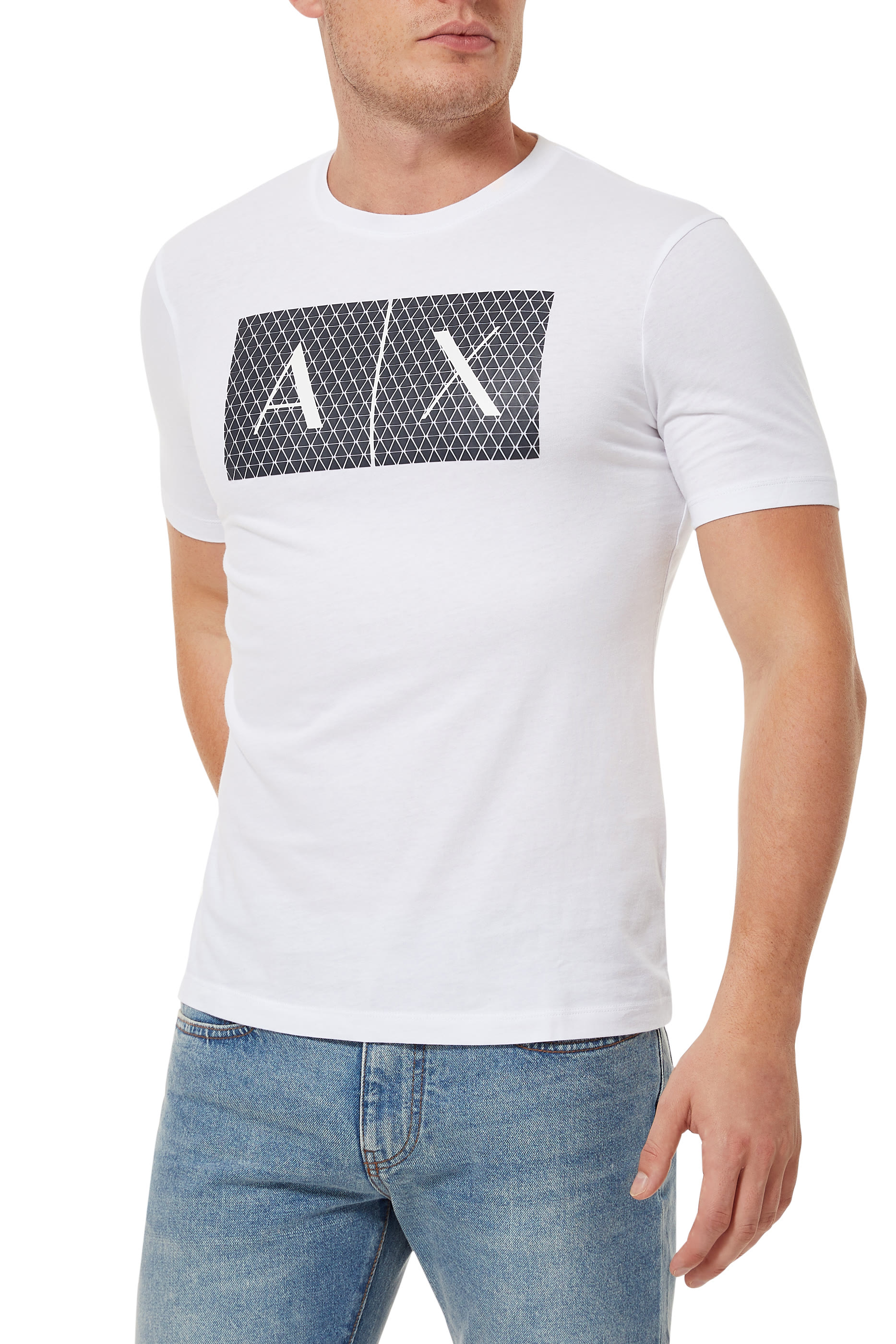 Triangulation Logo Print T-Shirt