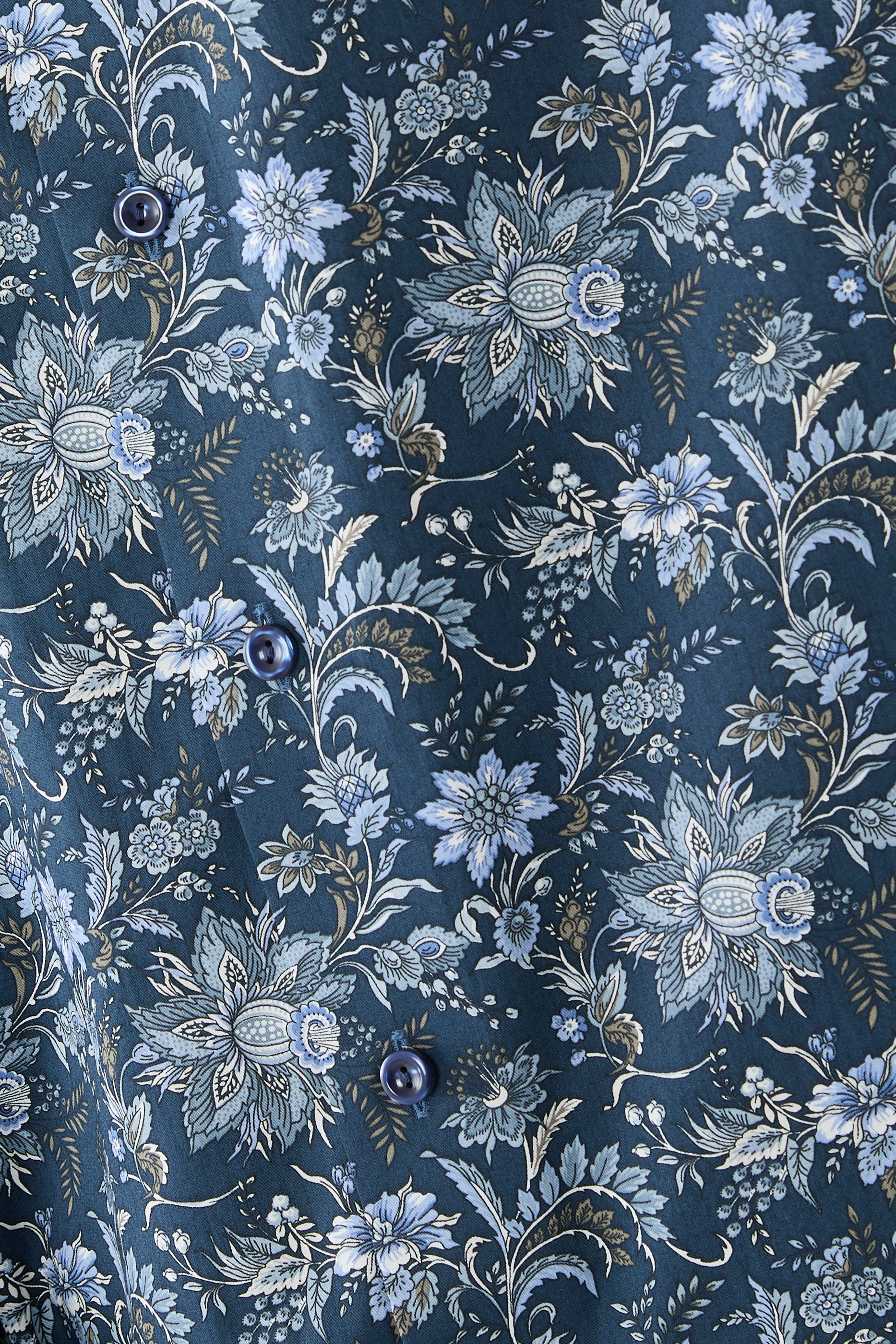 Floral Print Signature Twill Shirt