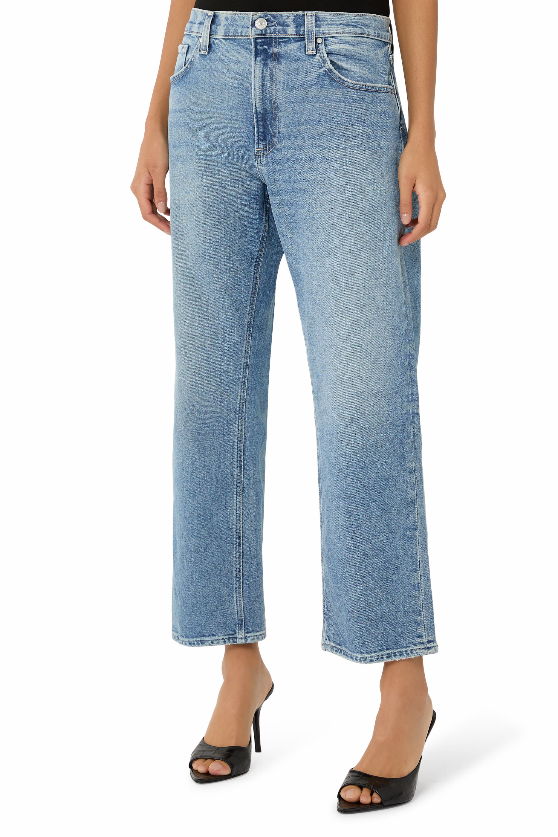 Morgan Ankle Straight Jeans