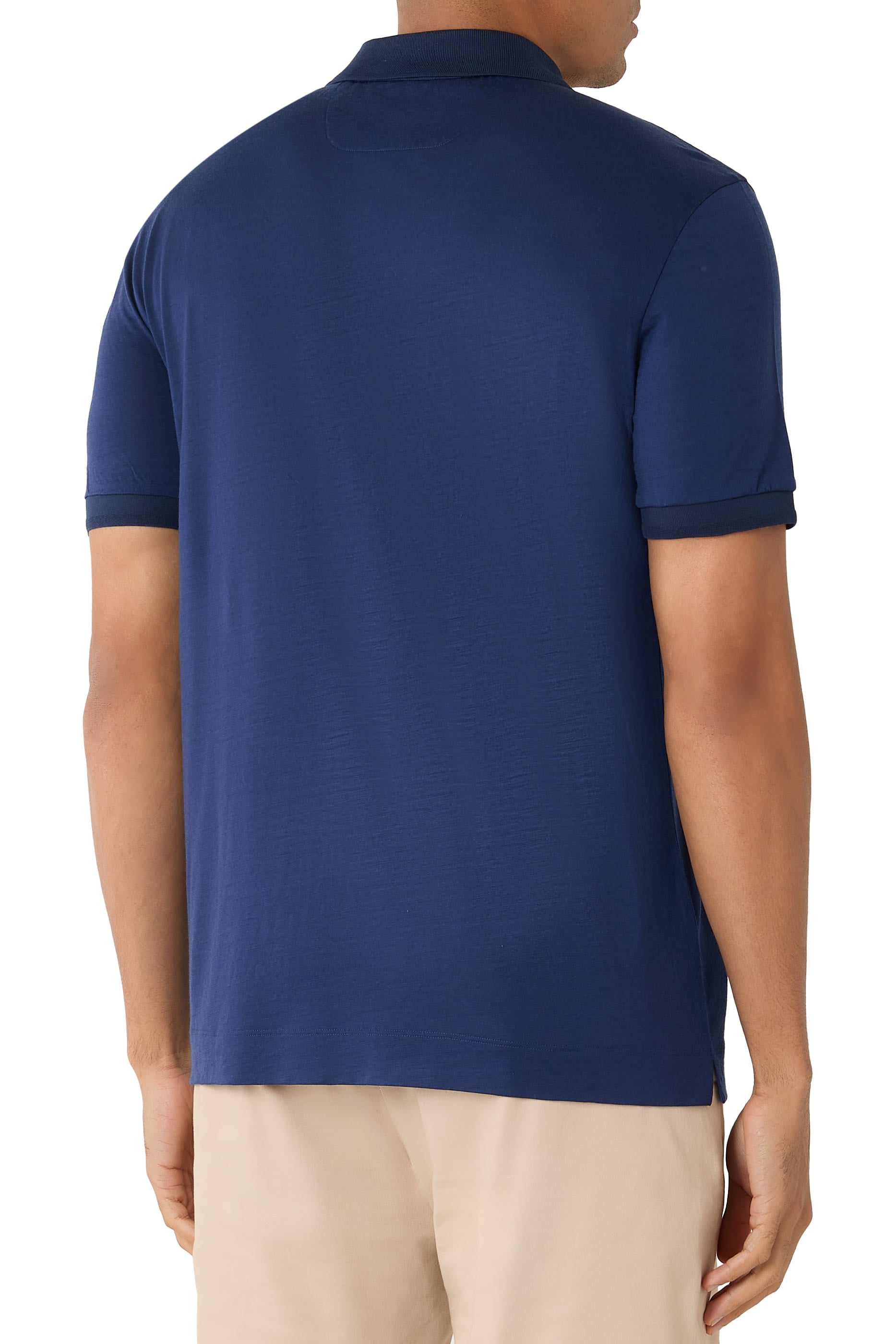 L-Payrot Zipper Placket Polo Shirt