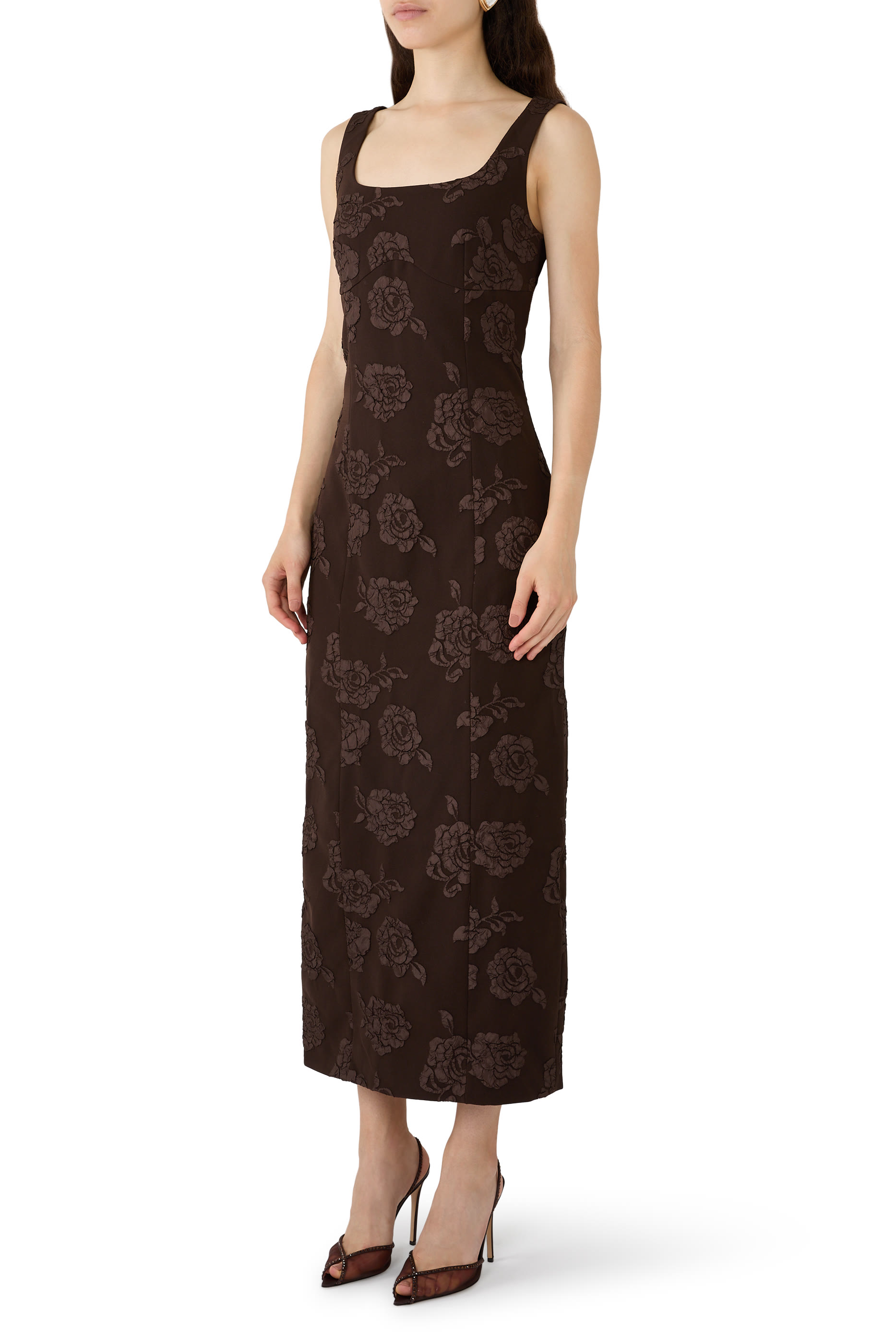 Jacquard Sleeveless Dress