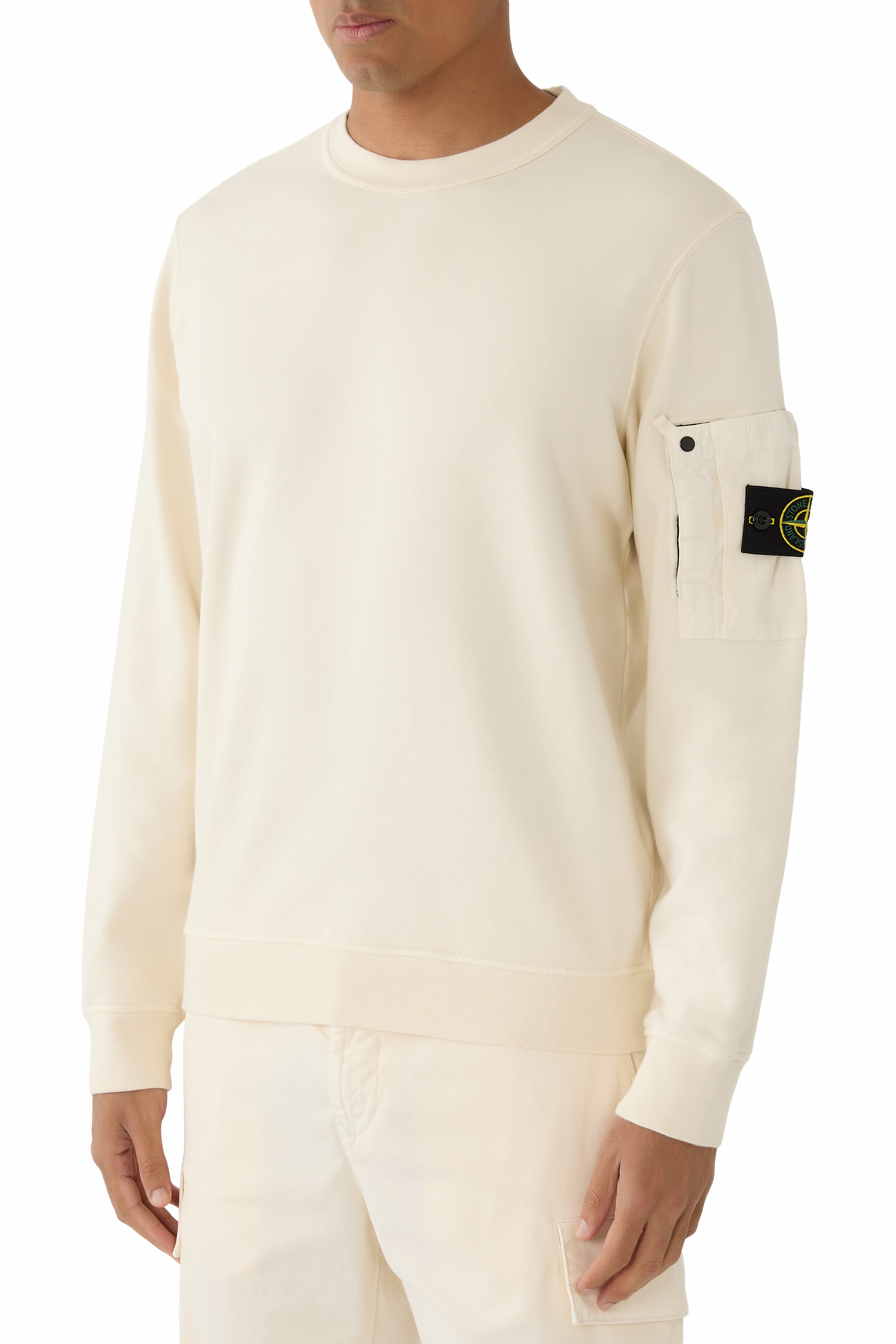 Logo Patch Seasonal Pocket Sweatshirt