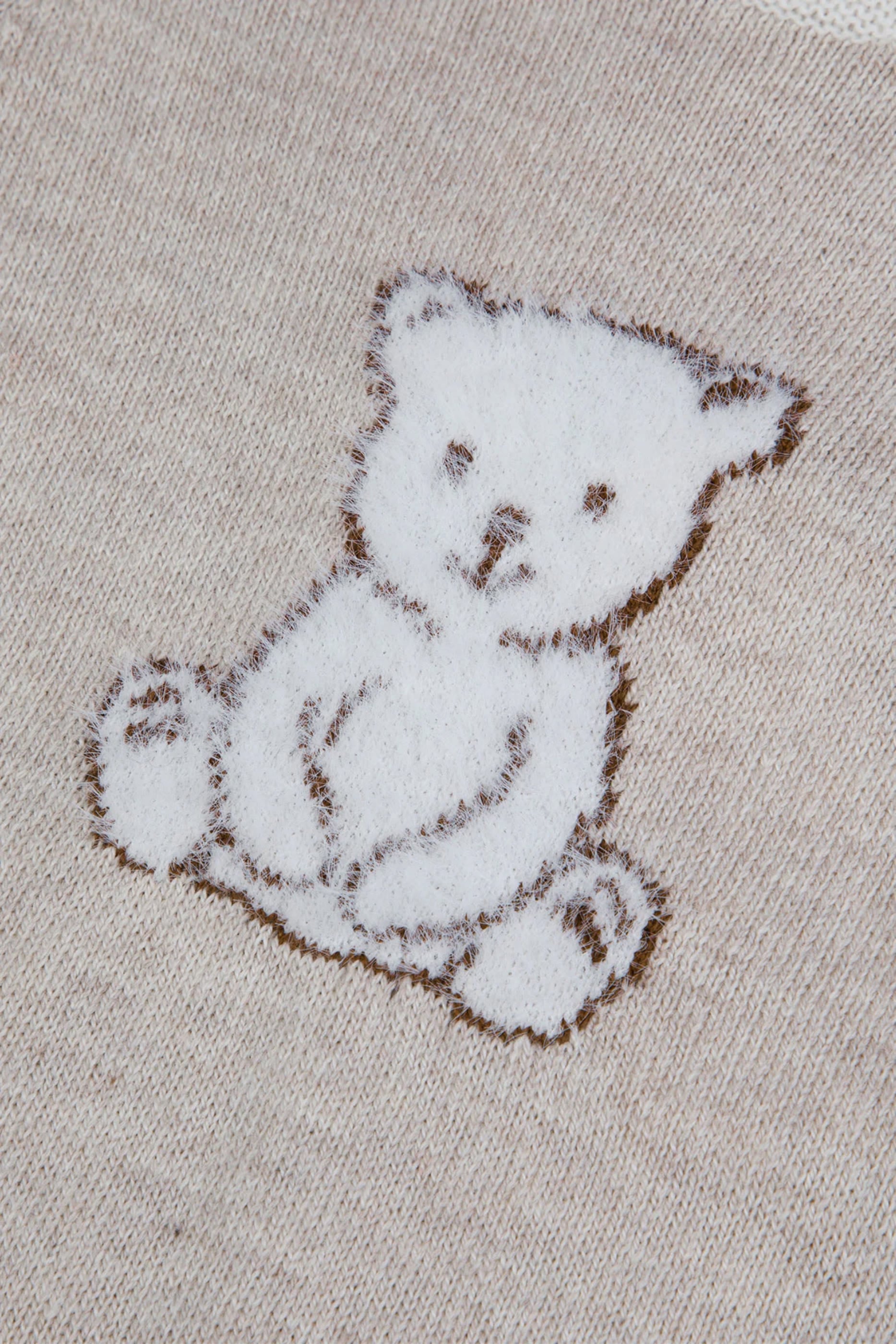Kids Teddy Bear Embroidery Long Jumpsuit