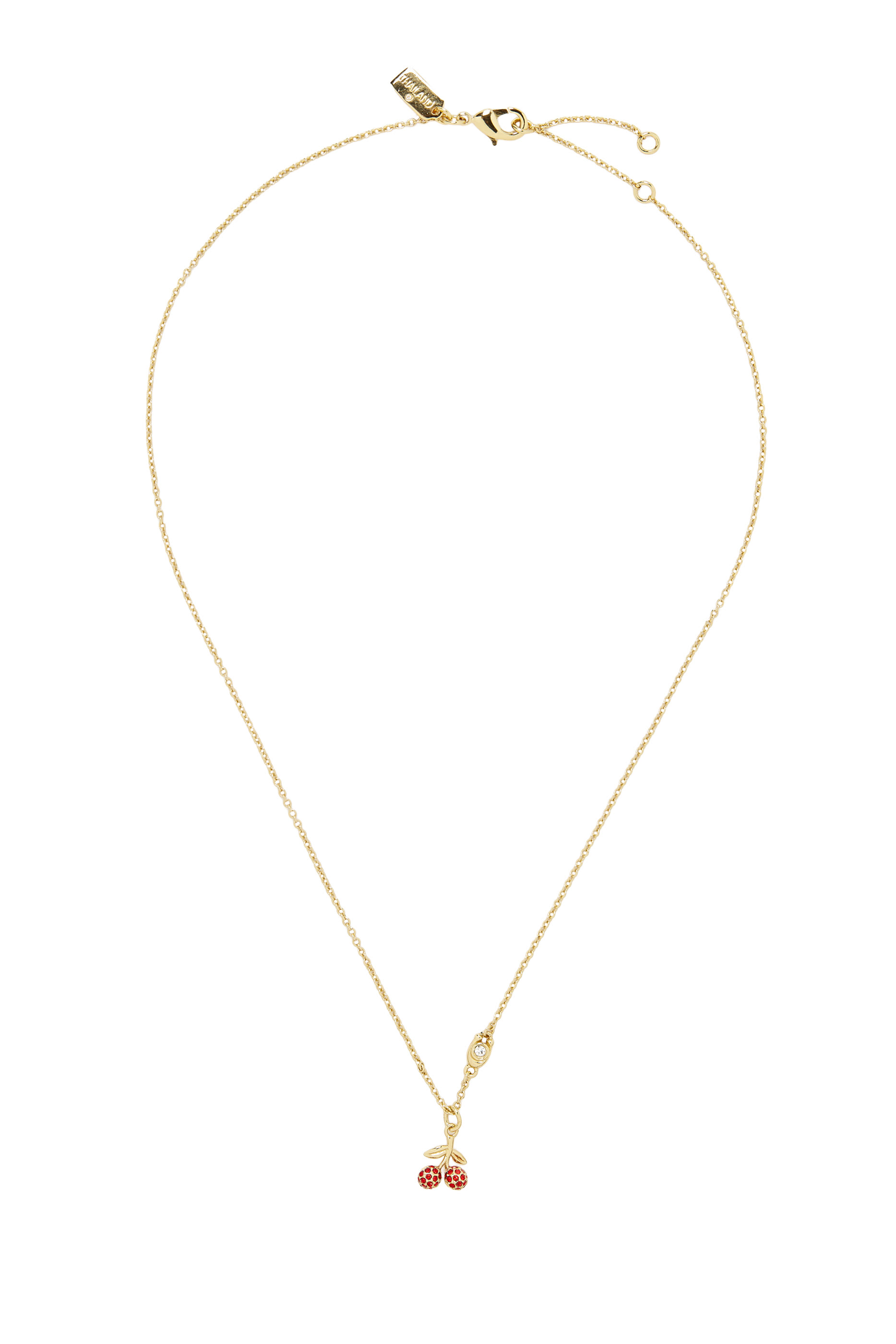 Pavé Cherry Pendant Necklace