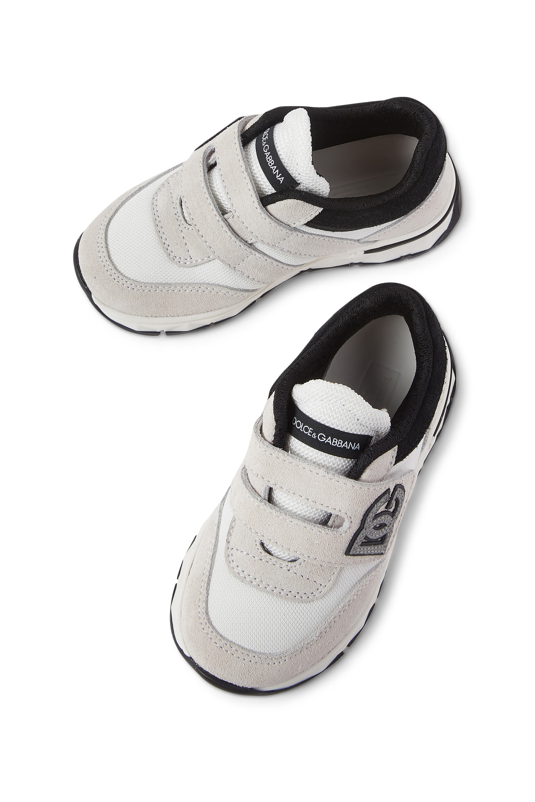 Kids Mesh and Split Leather DG Running Sneakers