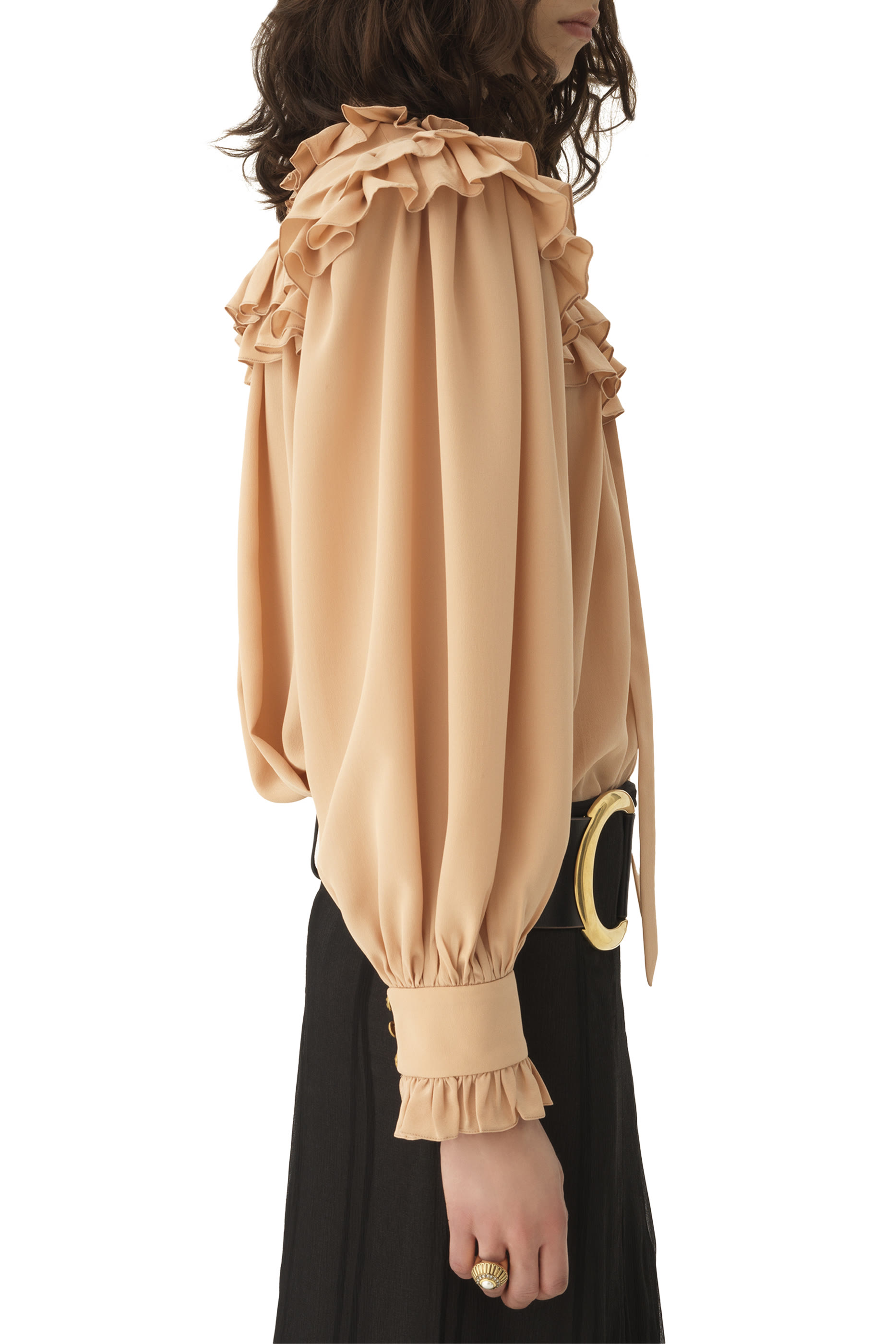 Oversized Ruffle Top