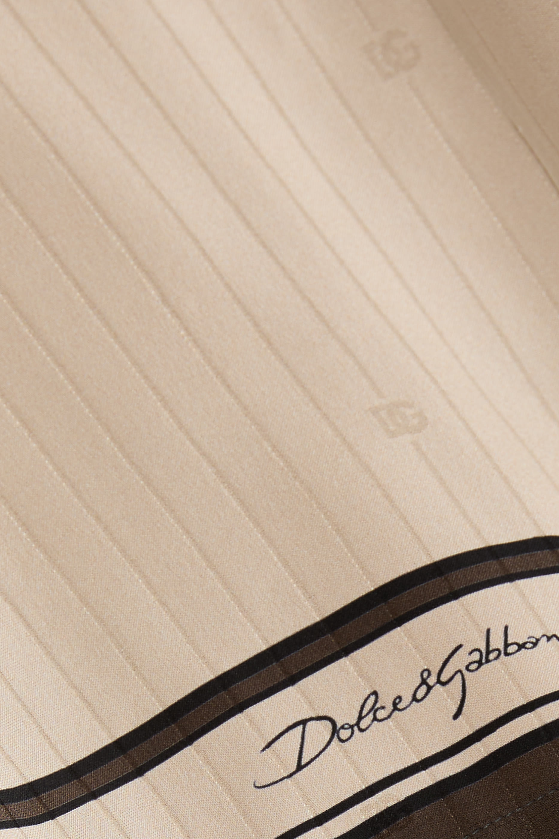 Logo & Stripe-Print Vanity Silk Bermuda Shorts 