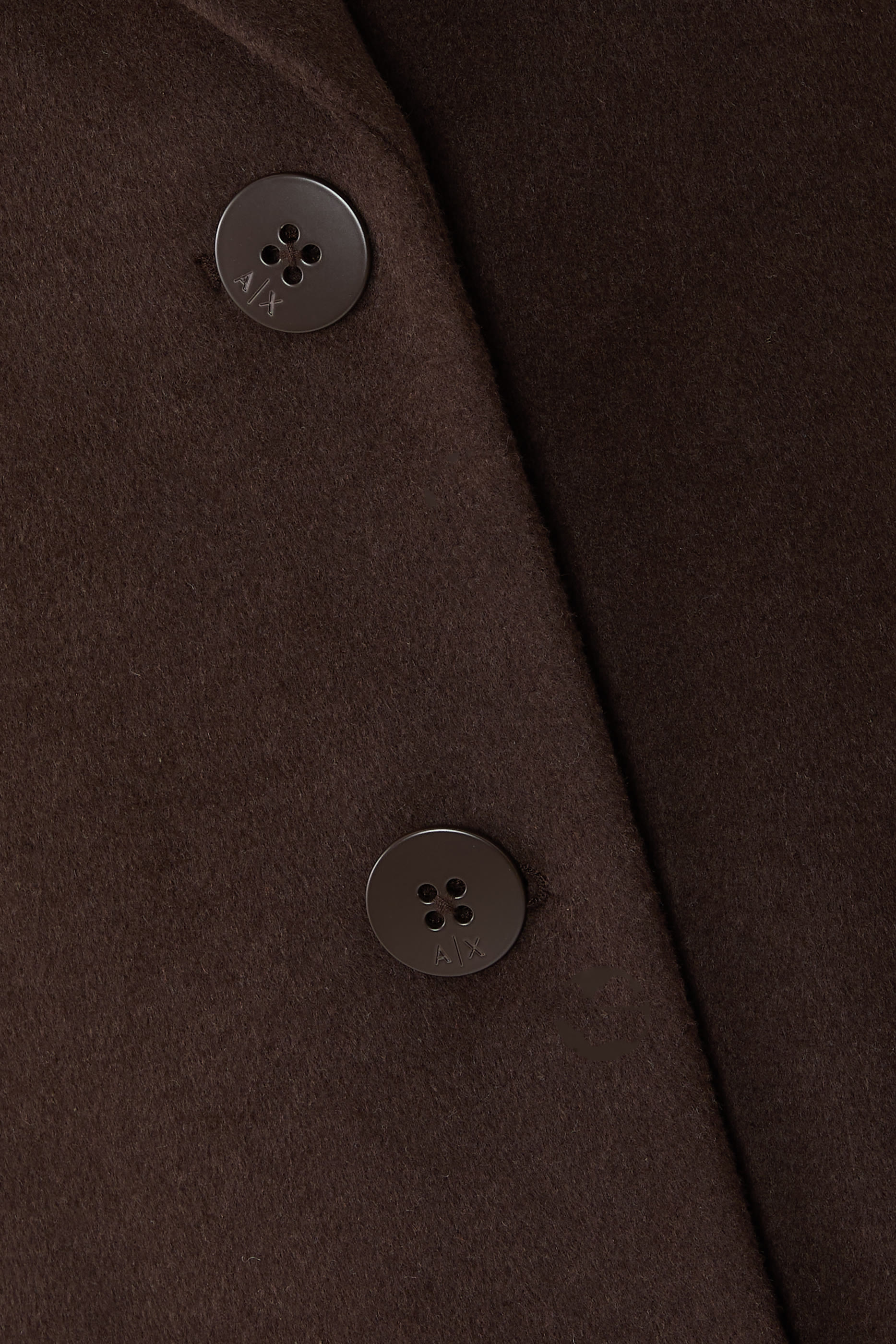 Notched Lapel Caban Coat
