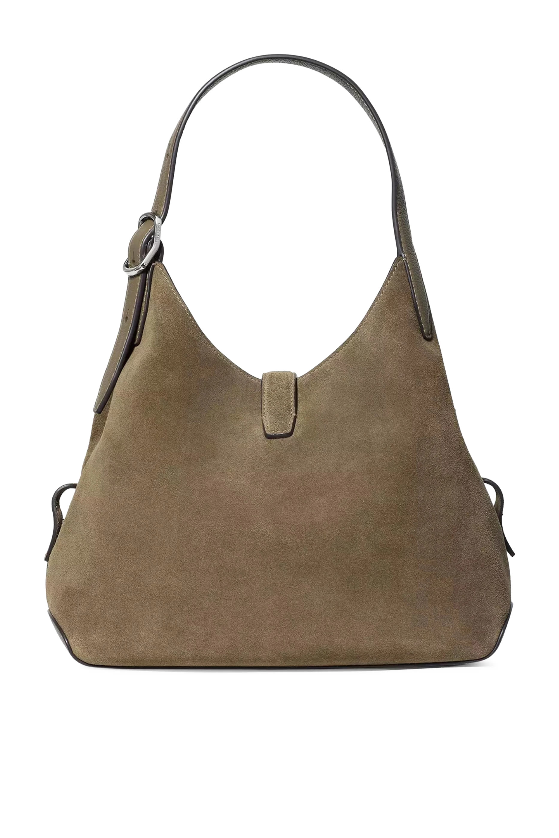 Deco Suede Crossbody Tote Bag