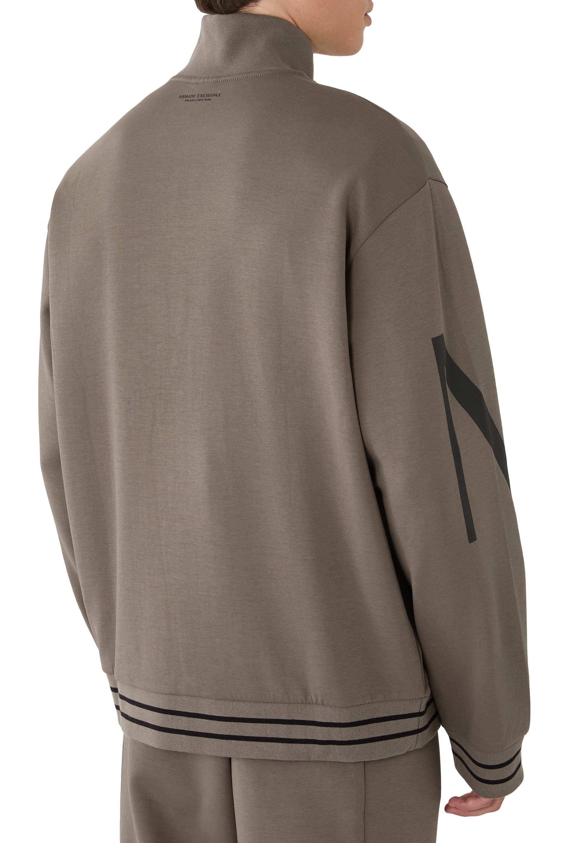 AX Logo Zip-Up Sweatshirt