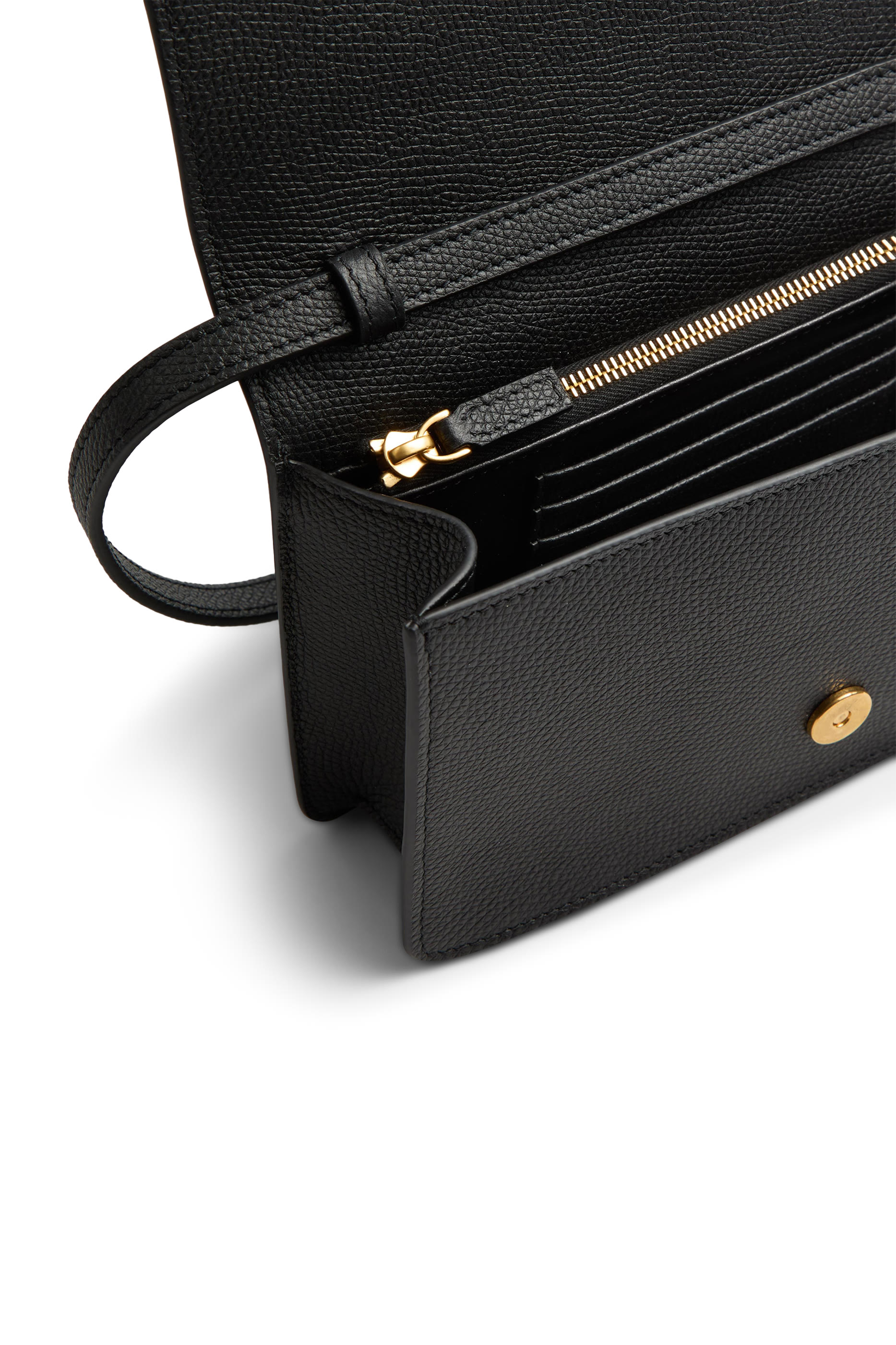  VLogo Signature Wallet with Strap