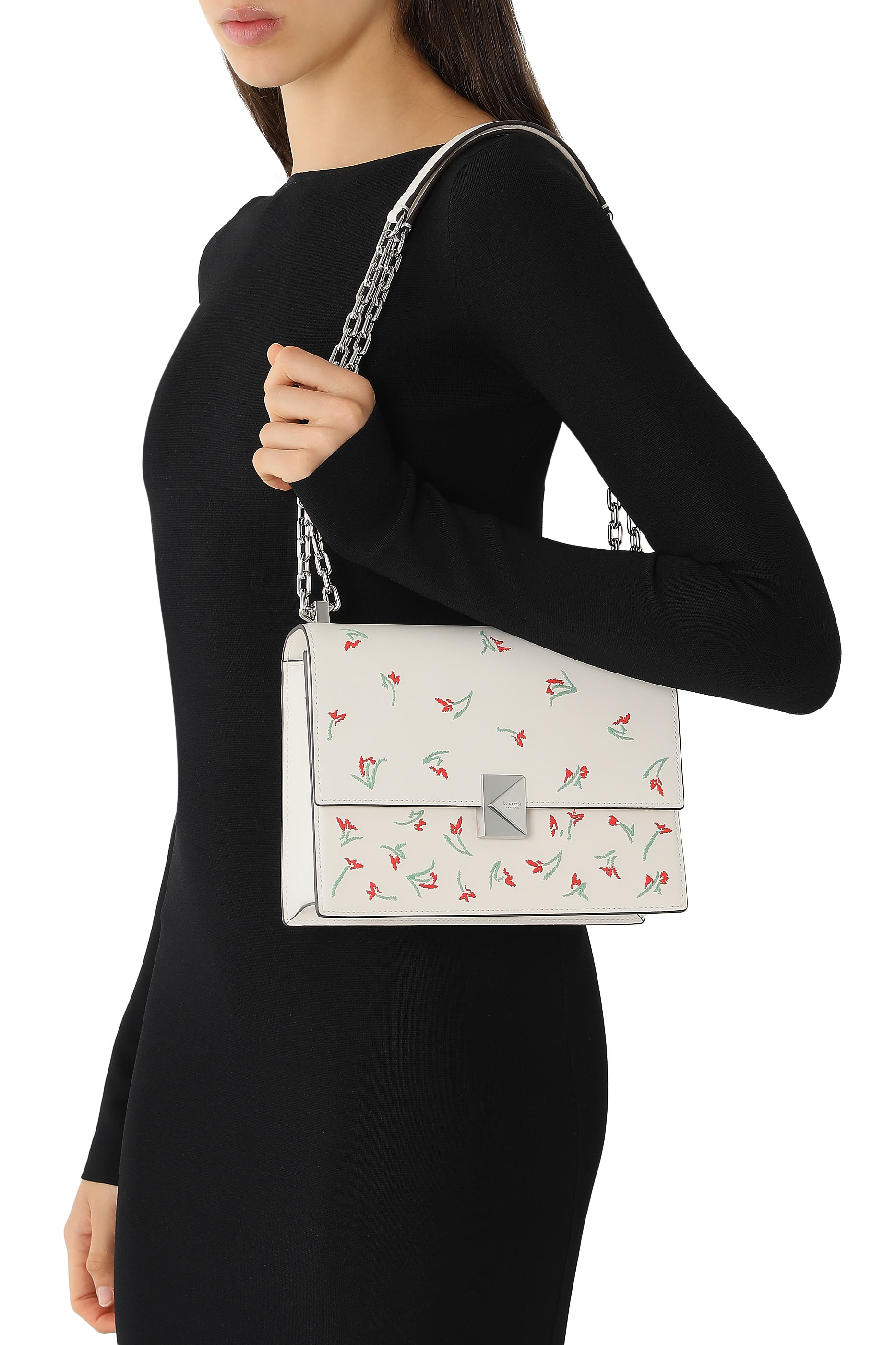 Deco Vibrant Buds Chain Shoulder Bag