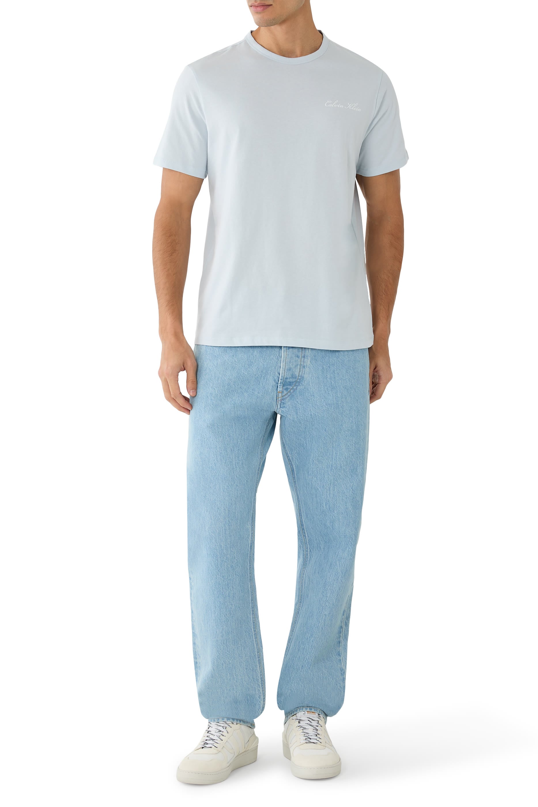 Icon Cotton Poplin Pyjama T-Shirt 
