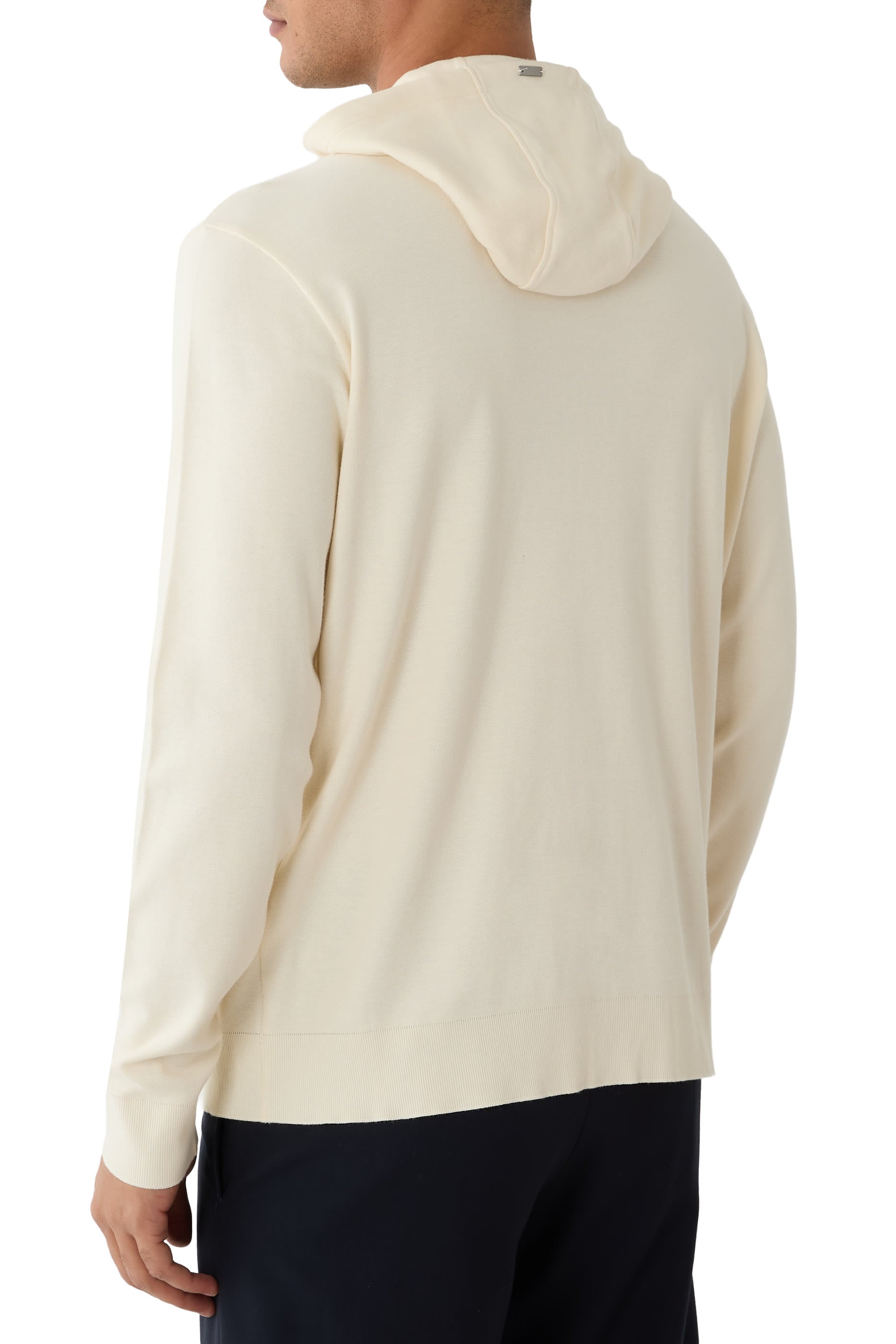 Sweatshirt in Warm Jersey Knit Effect 