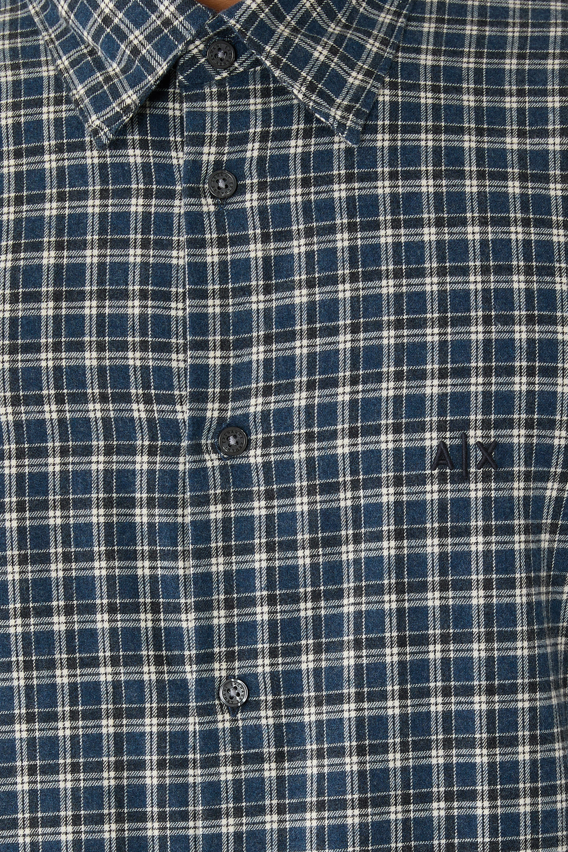 AX Logo Checked Shirt