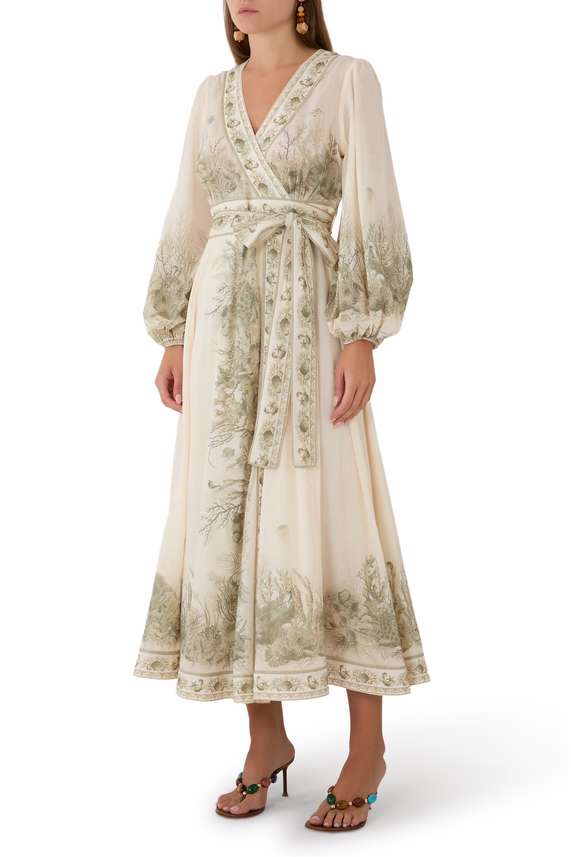 Wanderlust Wrap Midi Dress