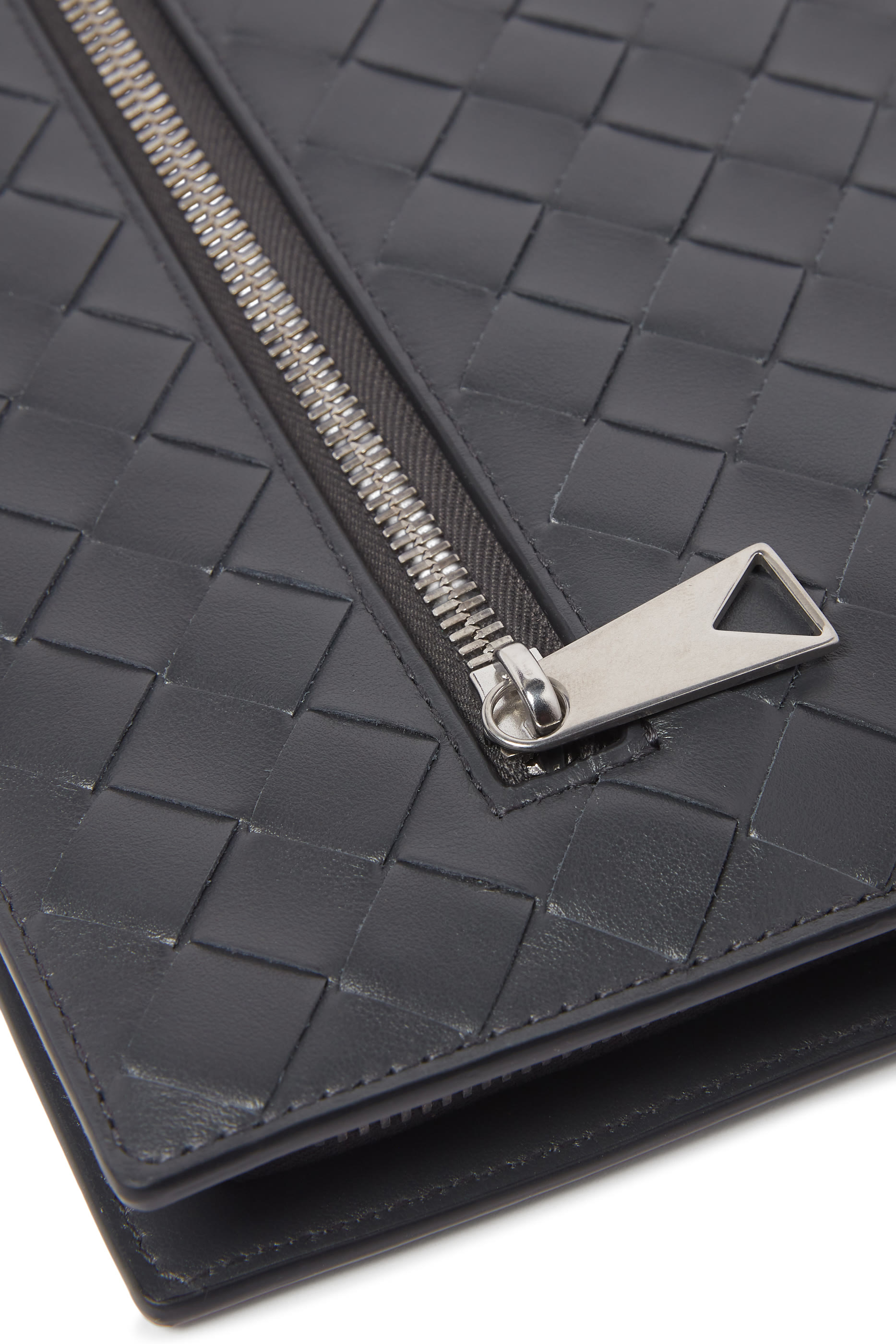 Small Intrecciato Wristlet Document Case