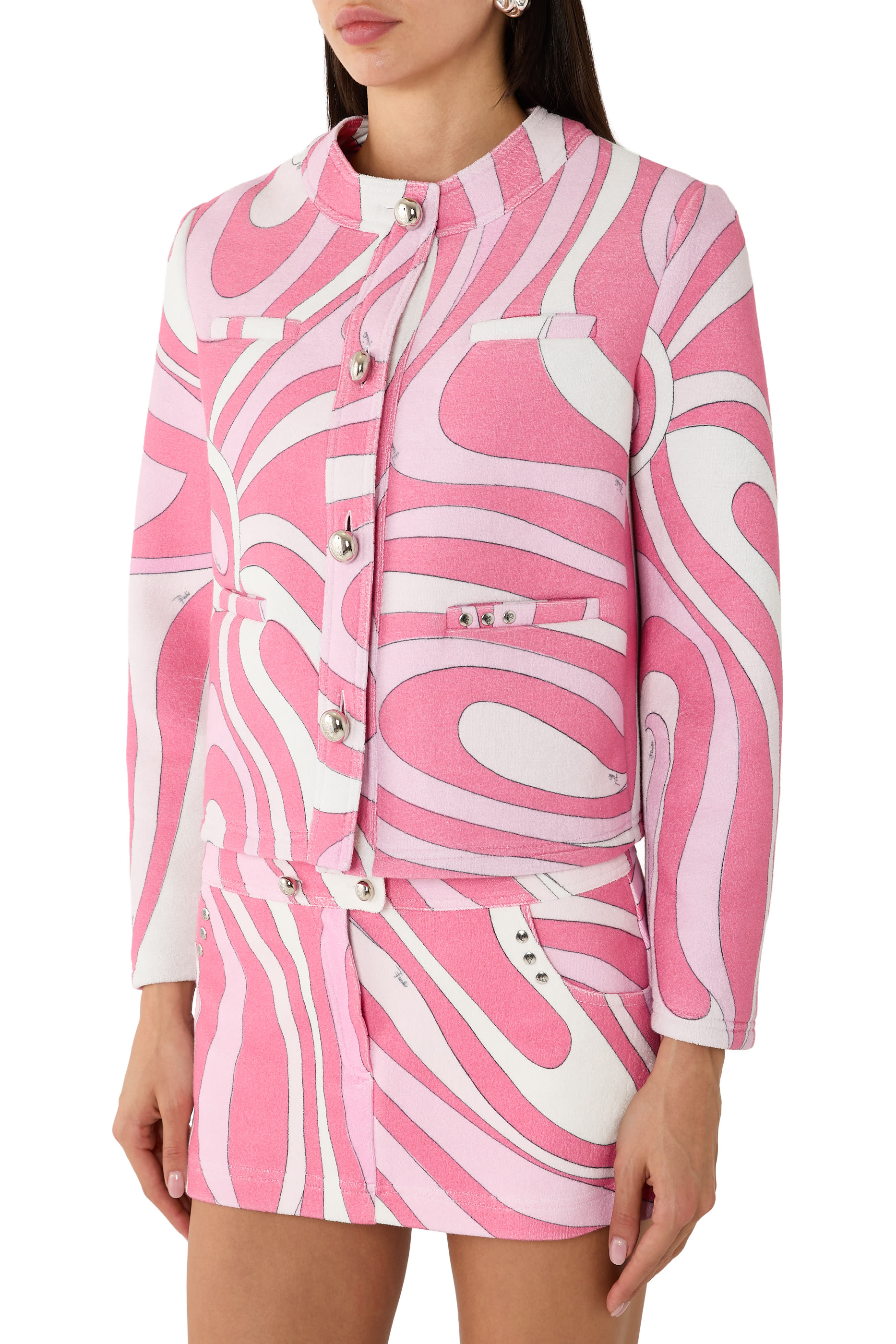 Marmo Print Jacket