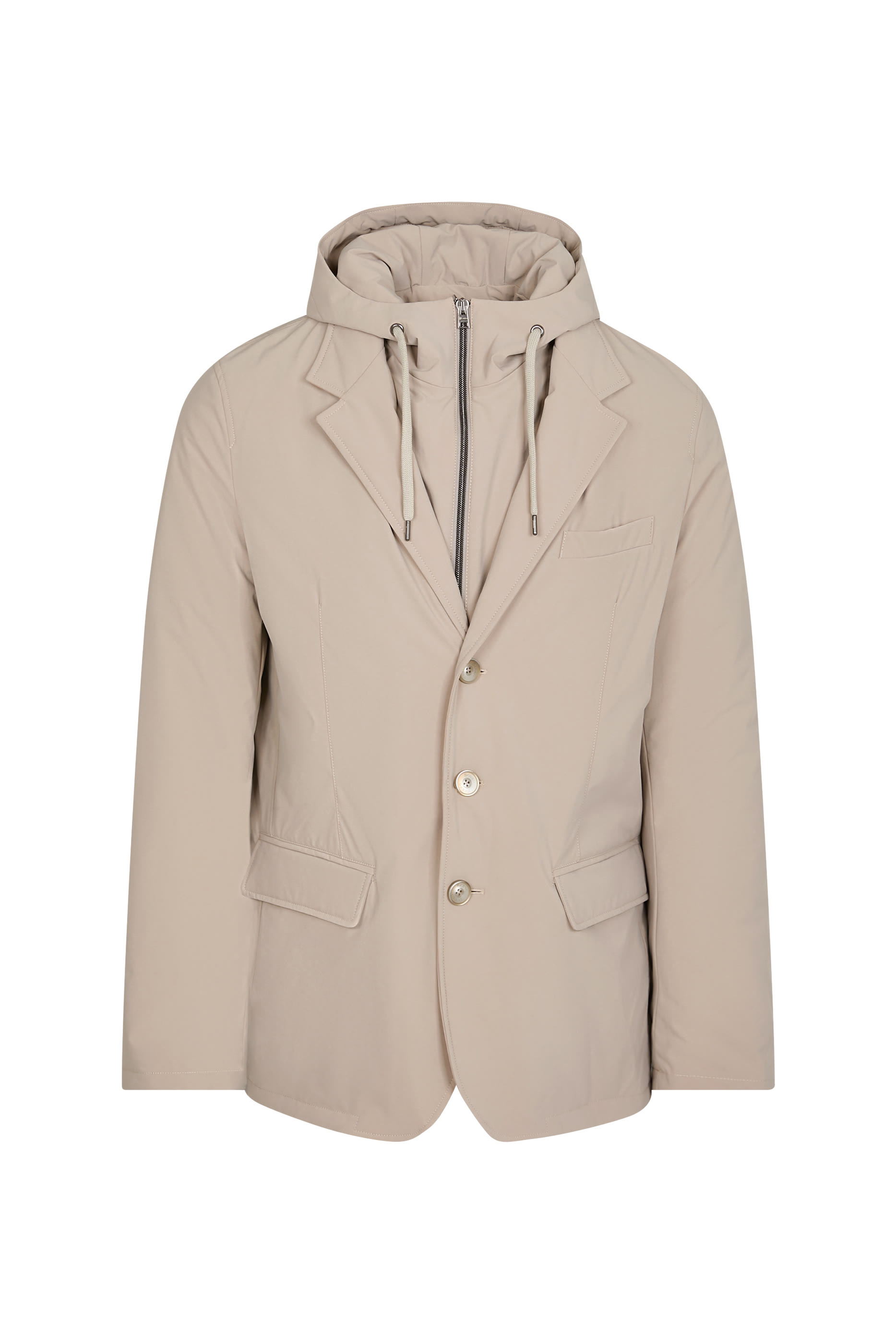 Nylon Blazer Jacket 