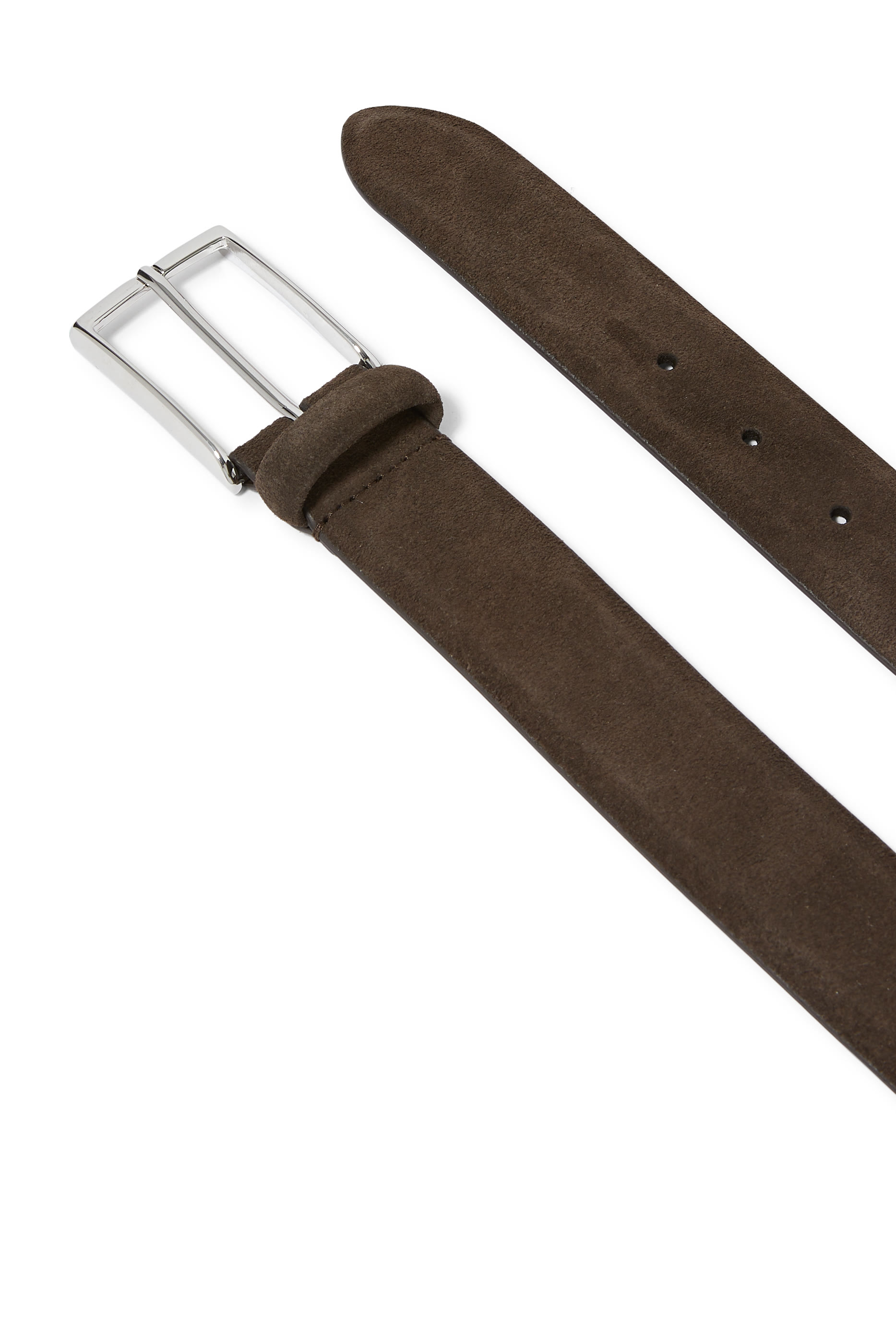 Calfskin Leather Suede Belt 