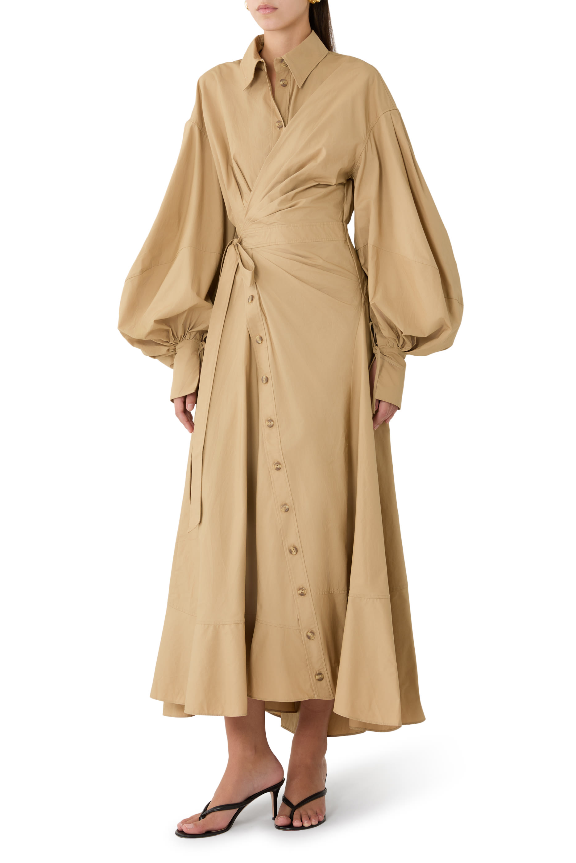  Rebellion Poplin Midi Dress