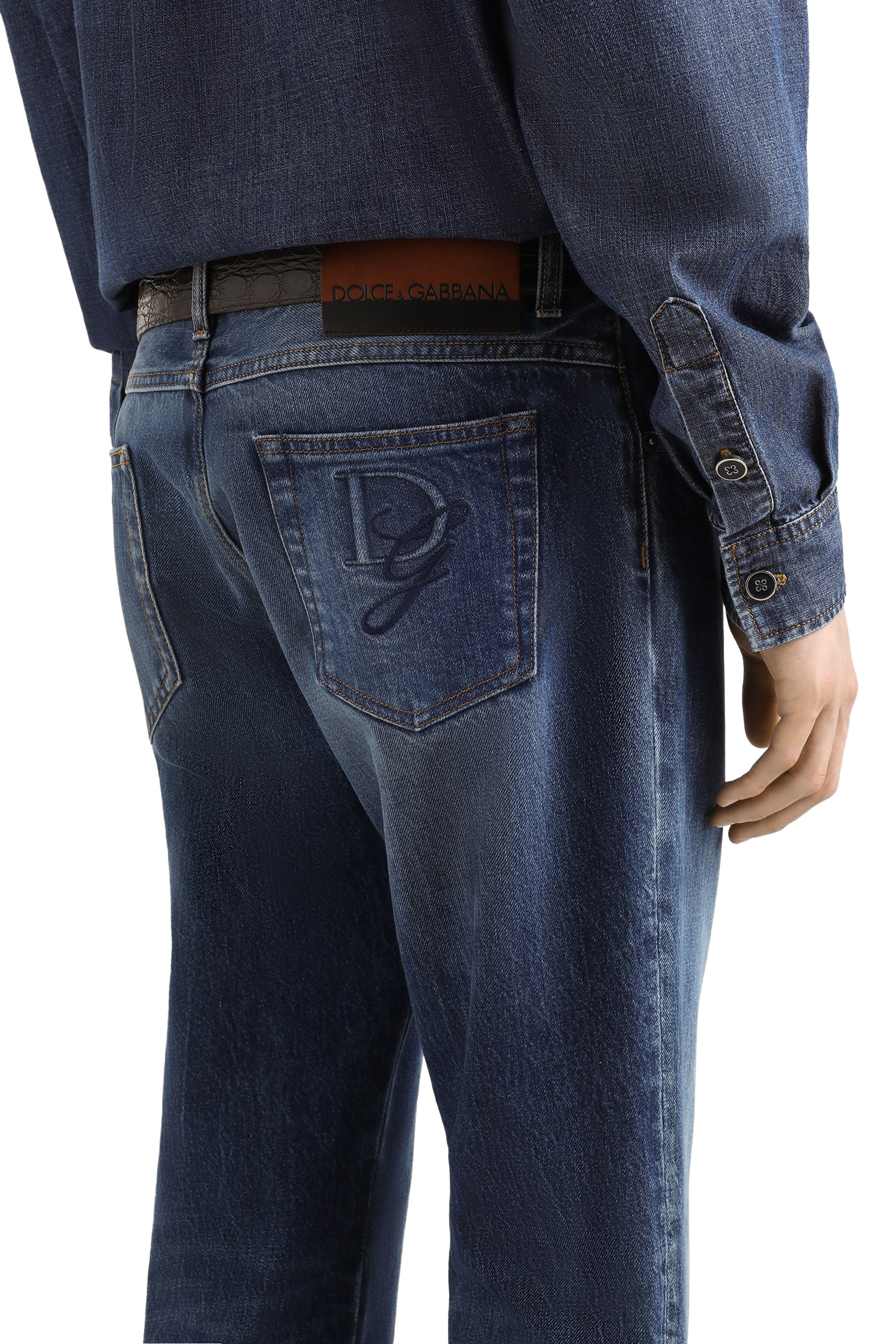 Loose Stretch Denim Jeans