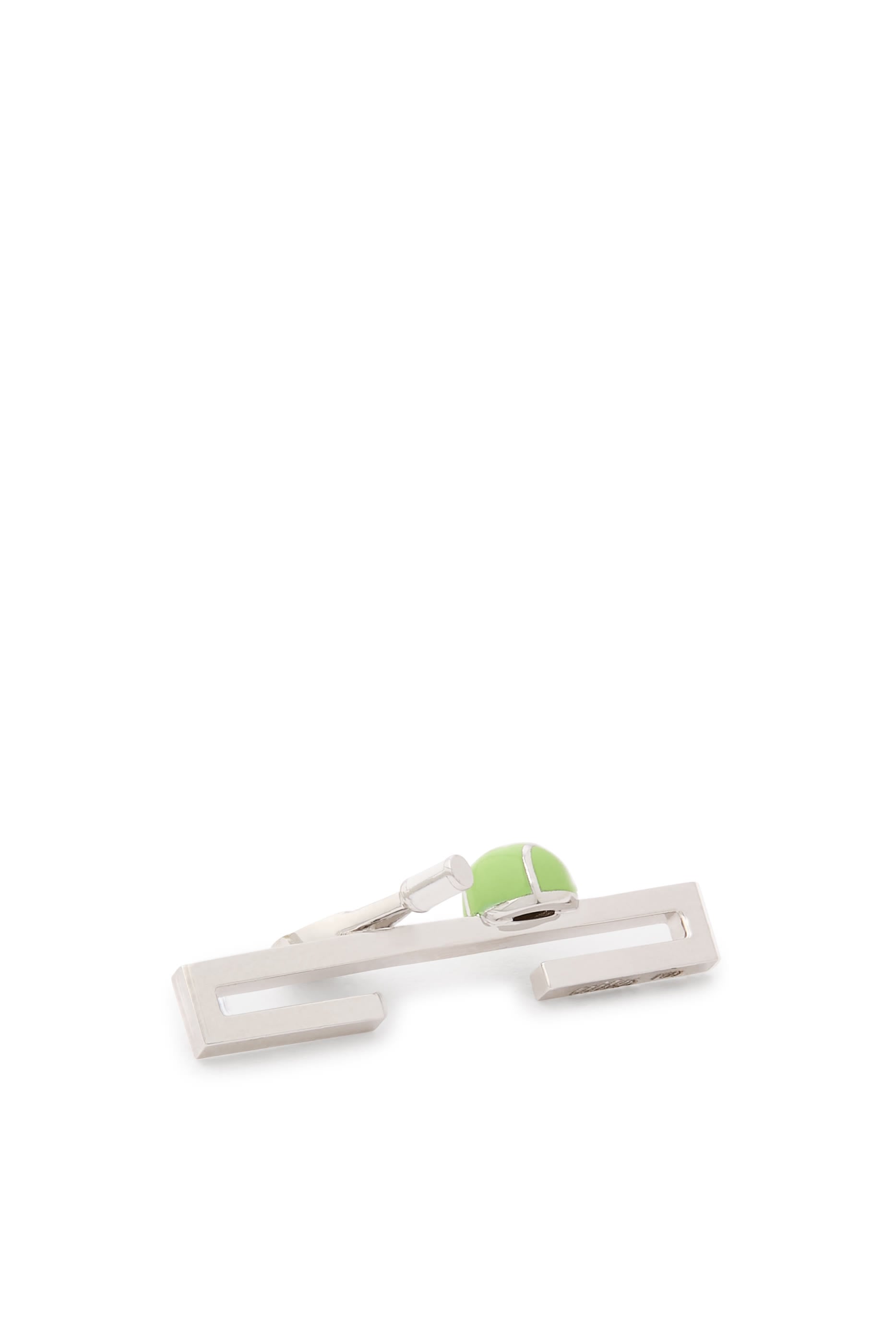 Tech Tennis Jacket Charm, 18K White Gold