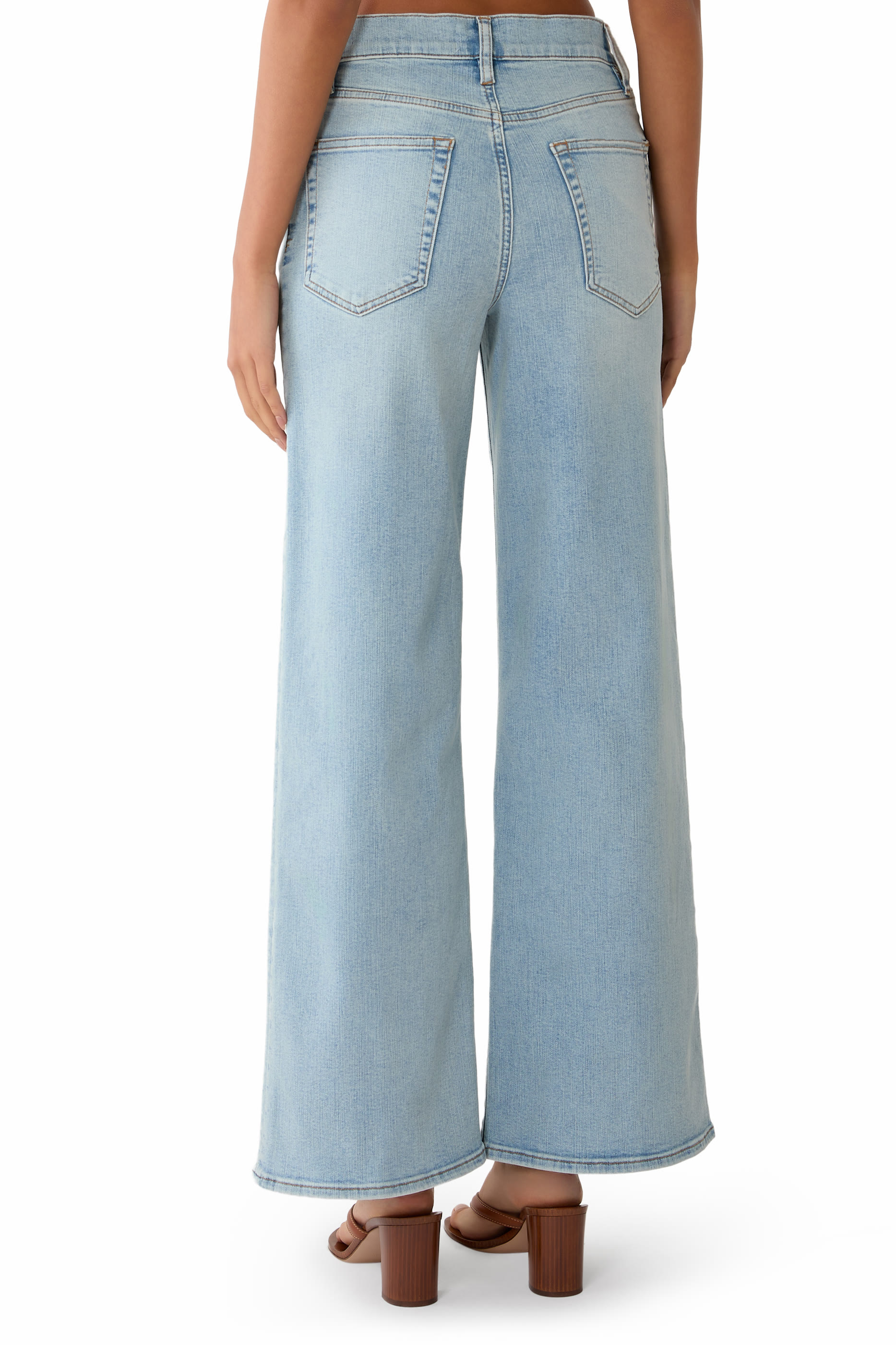 Le Slim Palazzo Jeans