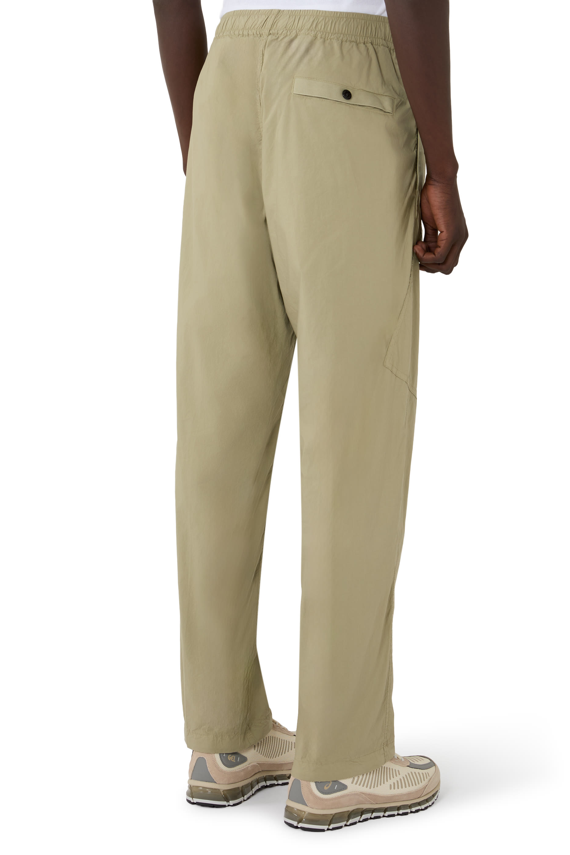Logo Elastic Drawstring-Waist Pants