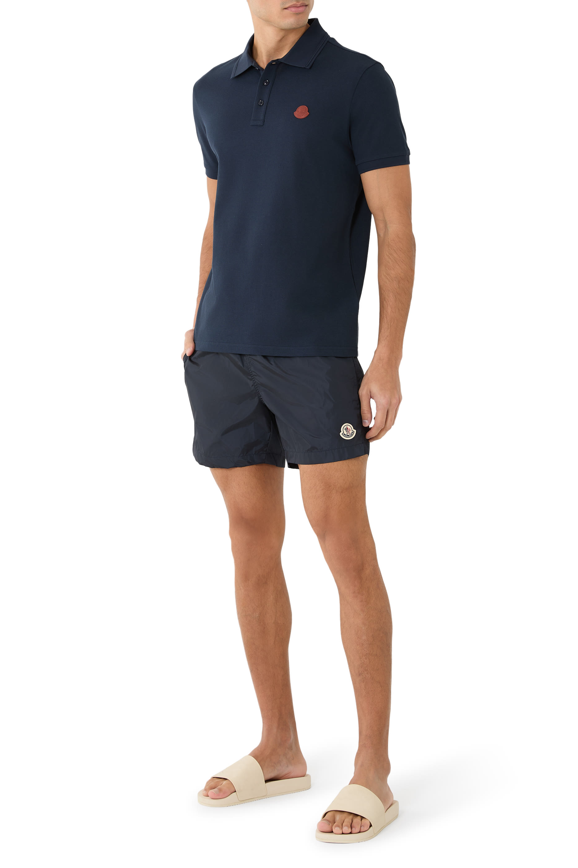 Logo Patch Swim Shorts