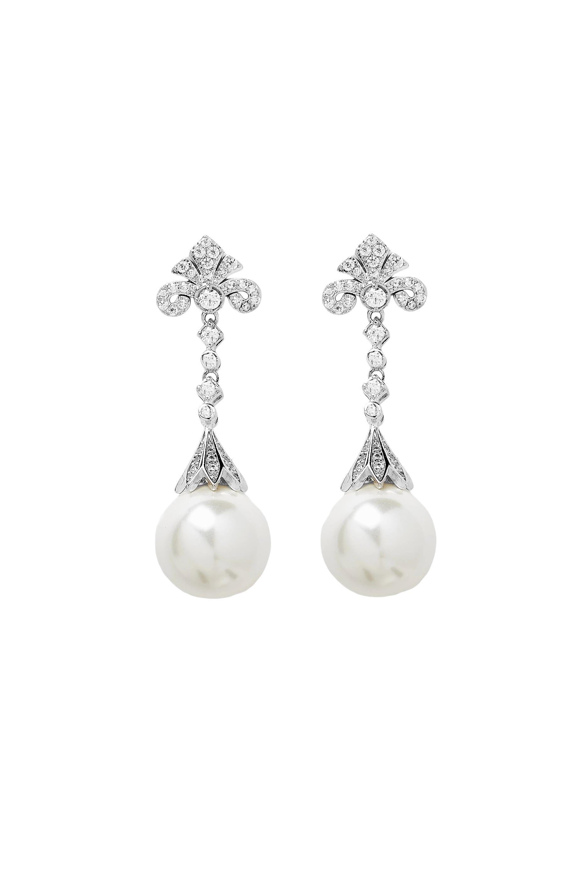 Perlina Pearl Dangle Earrings