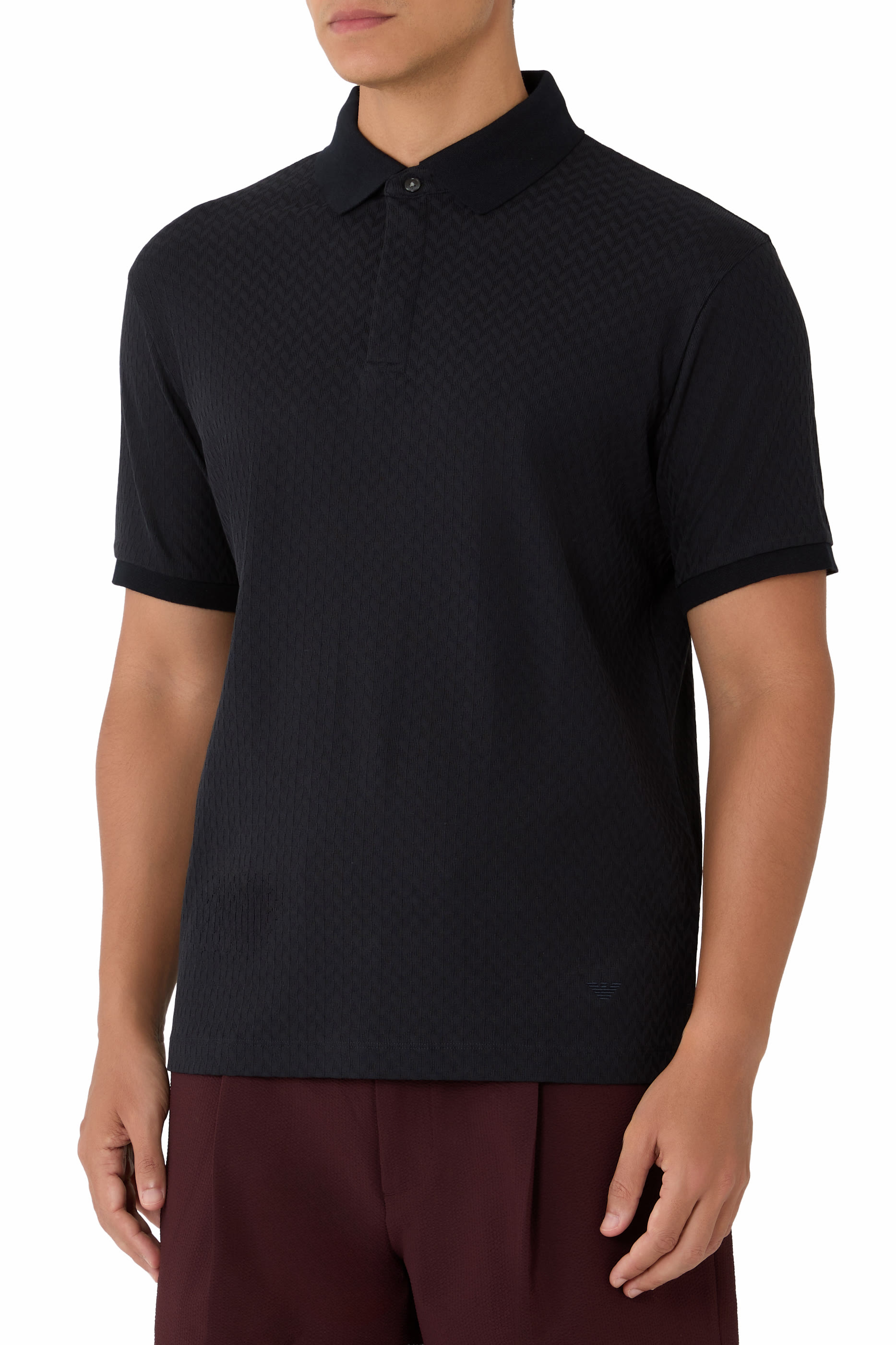Jacquard Jersey Polo 