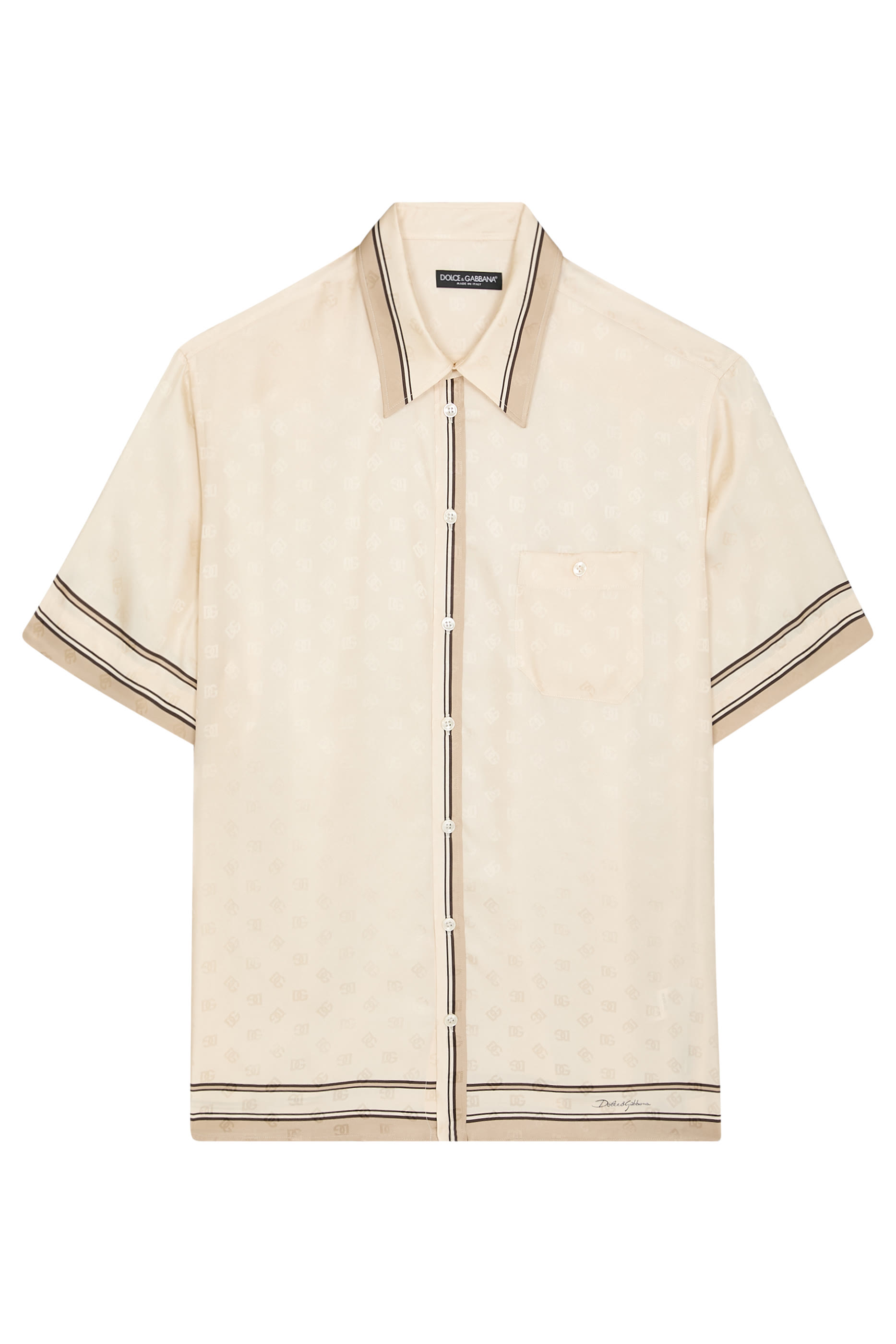 Logo-Print Hawaii Twill Shirt 
