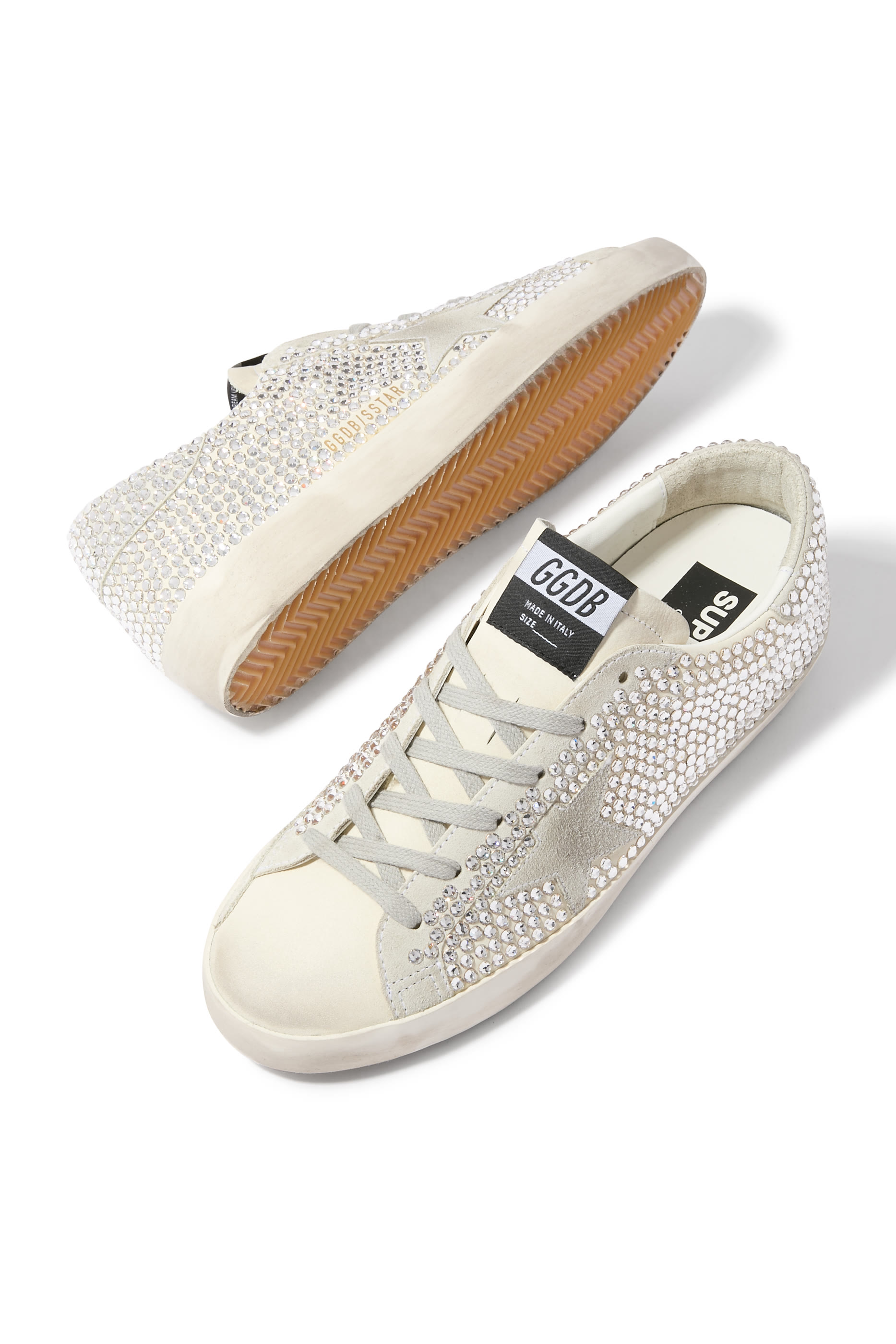 Super-Star Sneakers with Swarovski Crystals