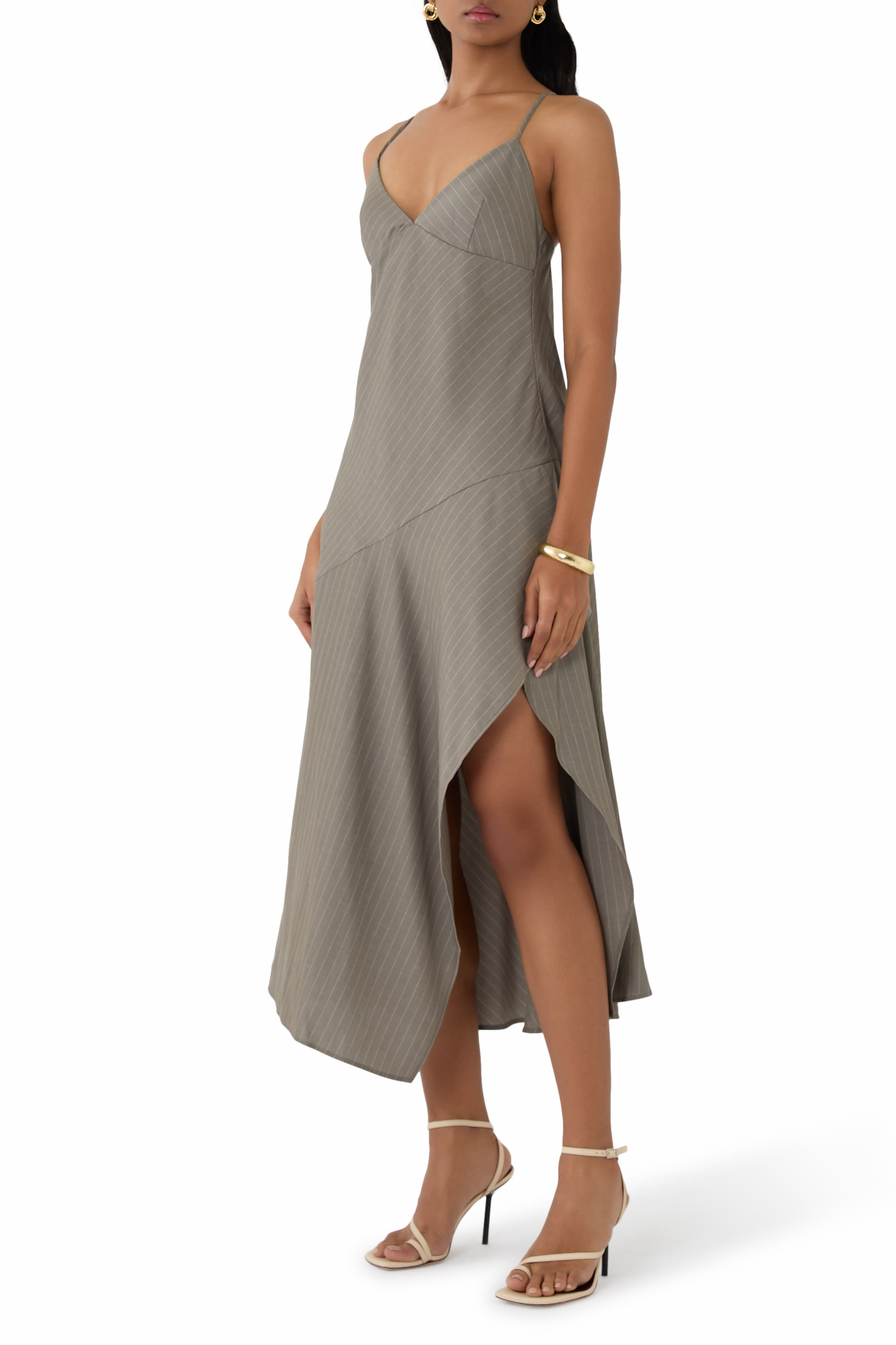 Asymmetric Slip Dress