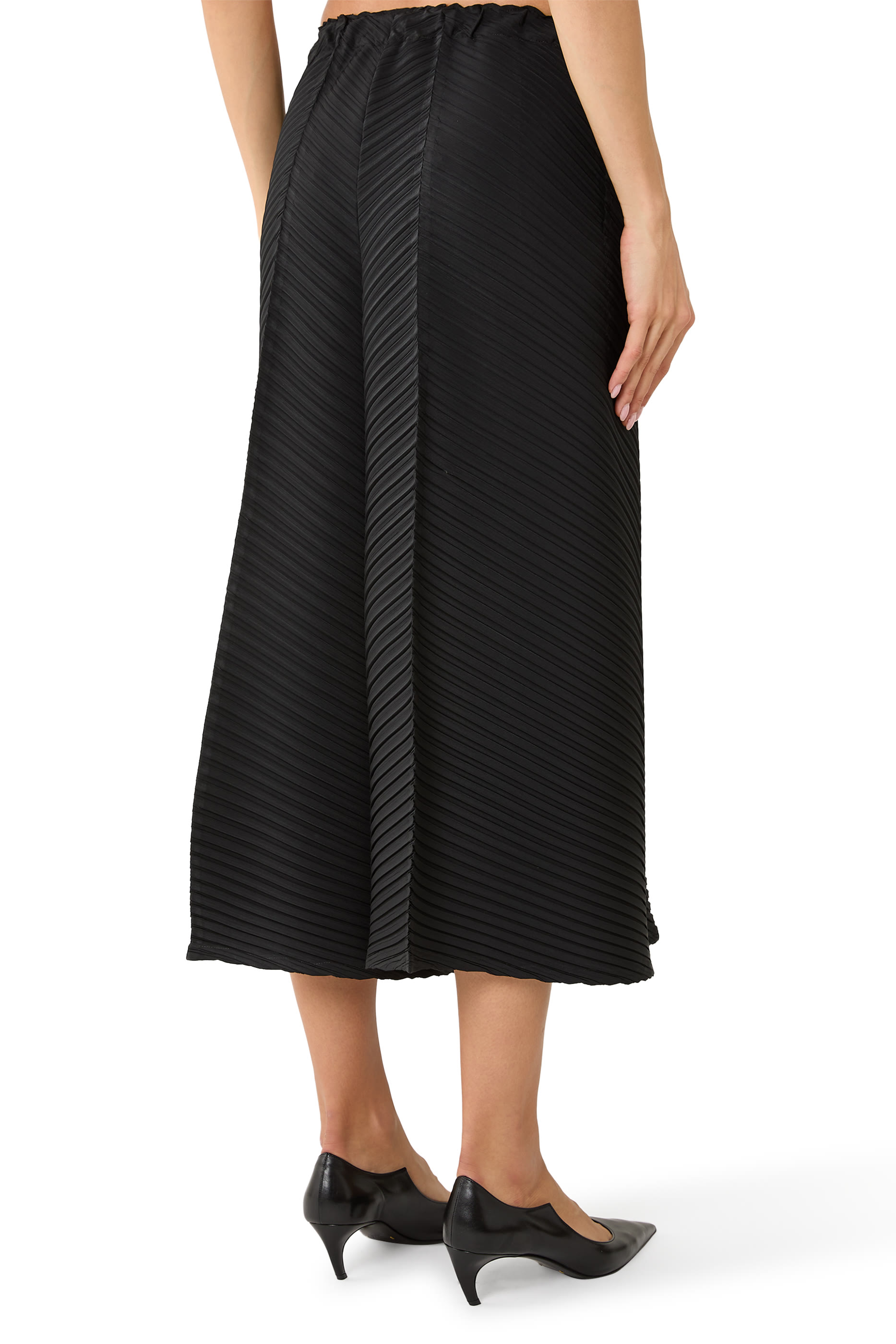 Tubular Pleats Pants