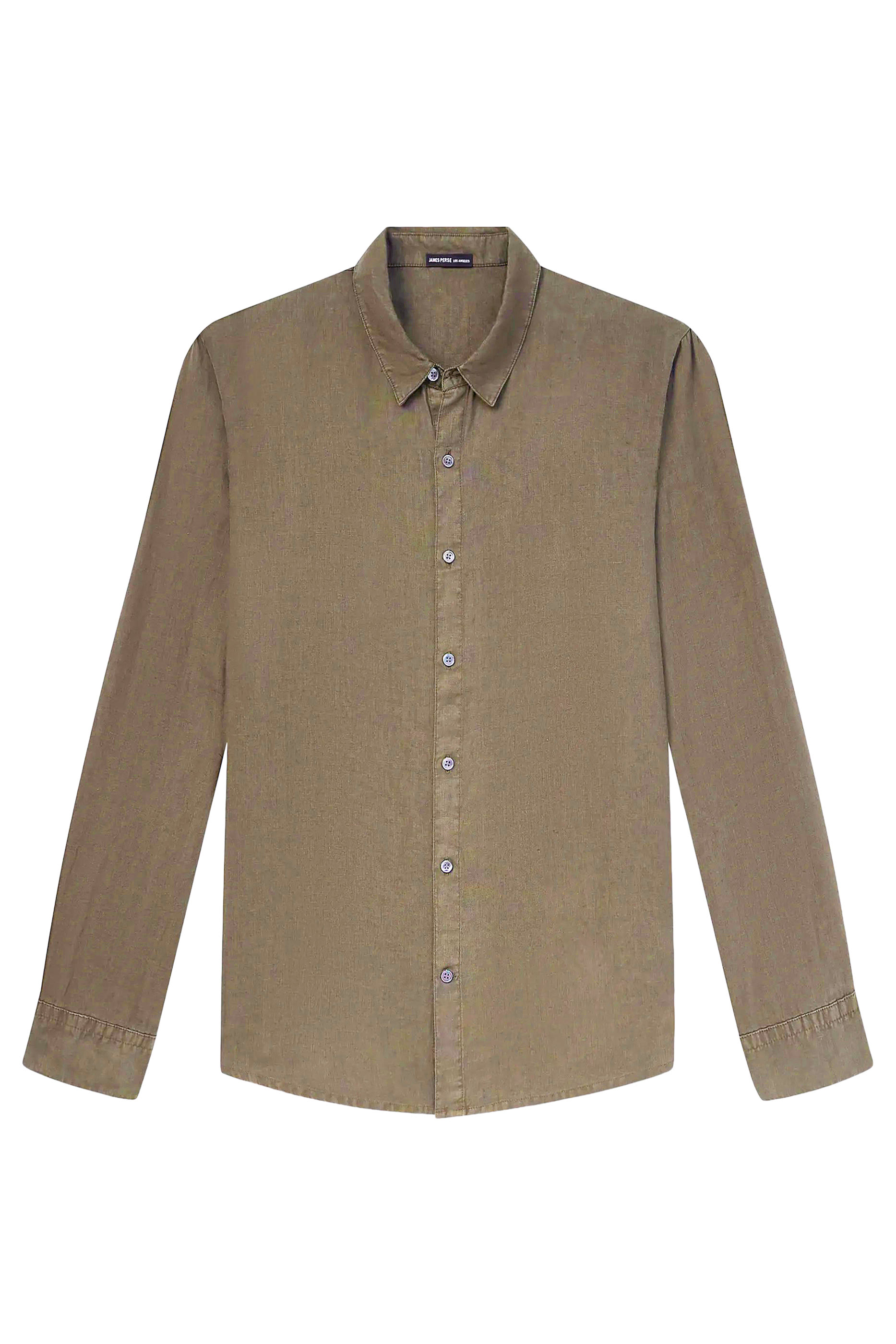 Shirttail Hem Long Sleeves Shirt