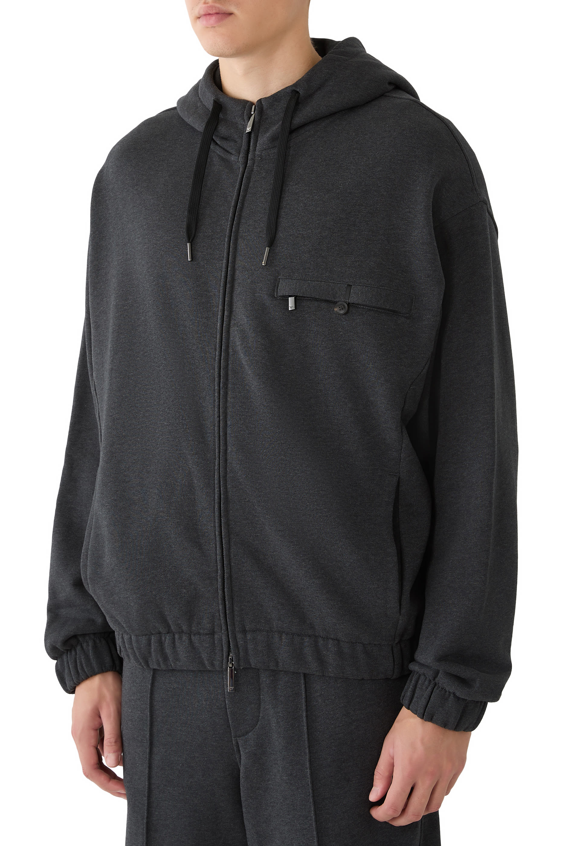 EA Text Back Detail Hooded Sweatshirt
