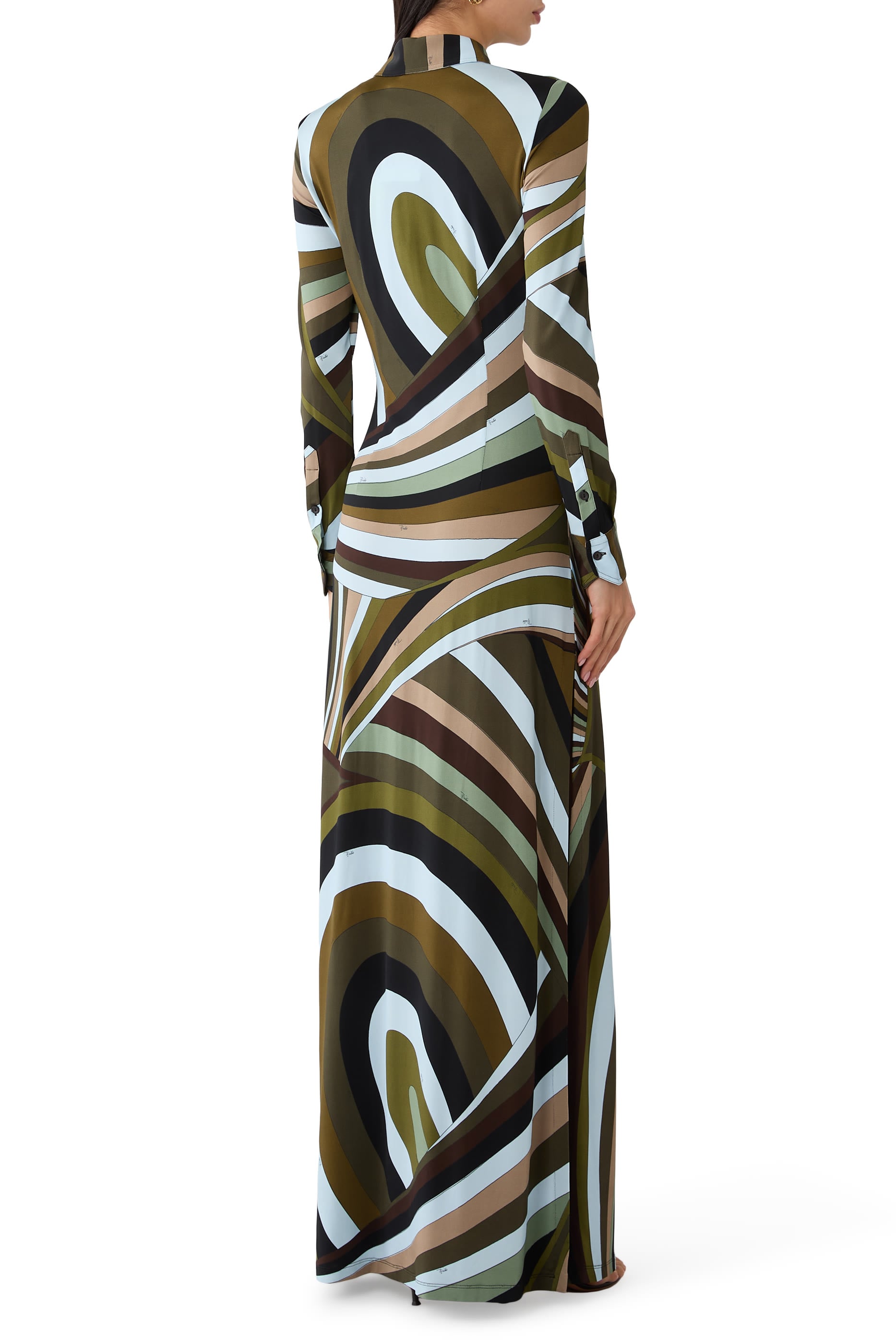 Iride Print Chemisier Dress