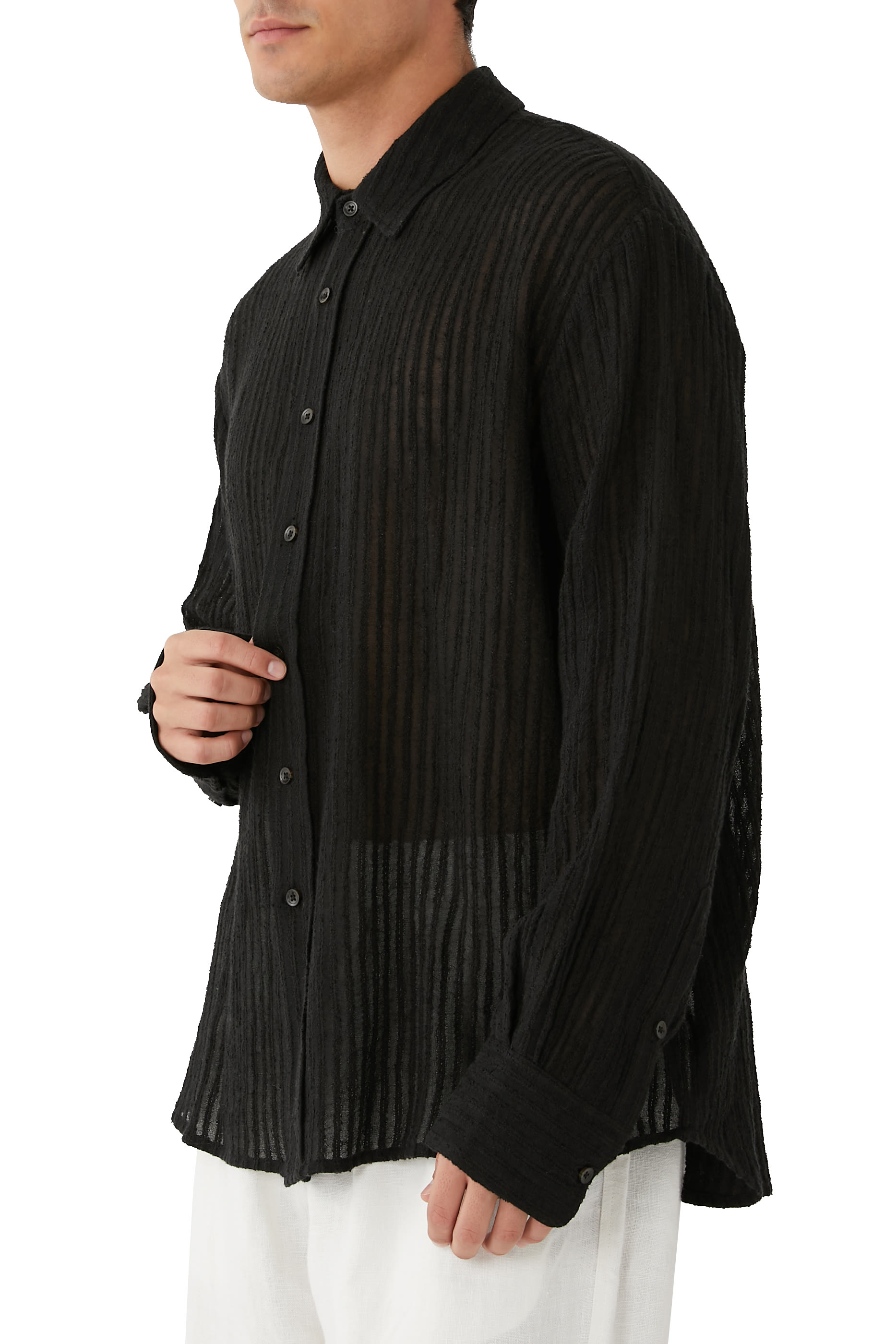 Woven Long Sleeve Shirt