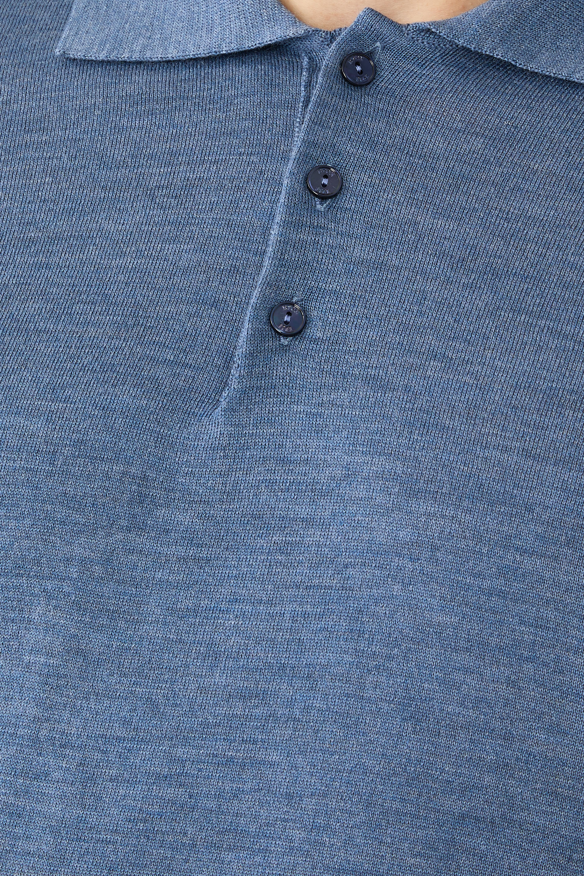 Fine Knit Polo Shirt