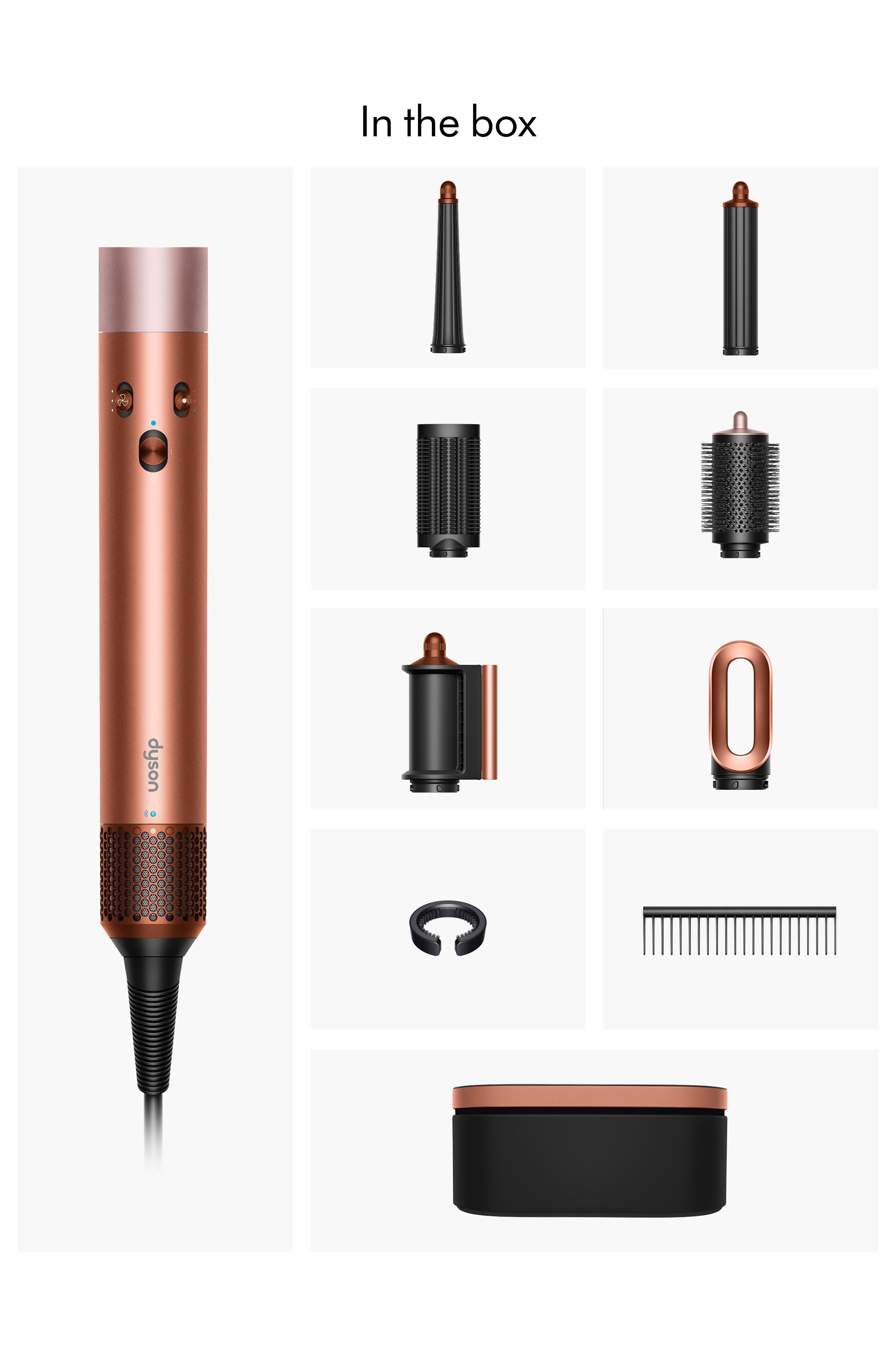Airwrap i.d.™ Multi-styler and Dryer – Straight+Wavy (Amber Silk)