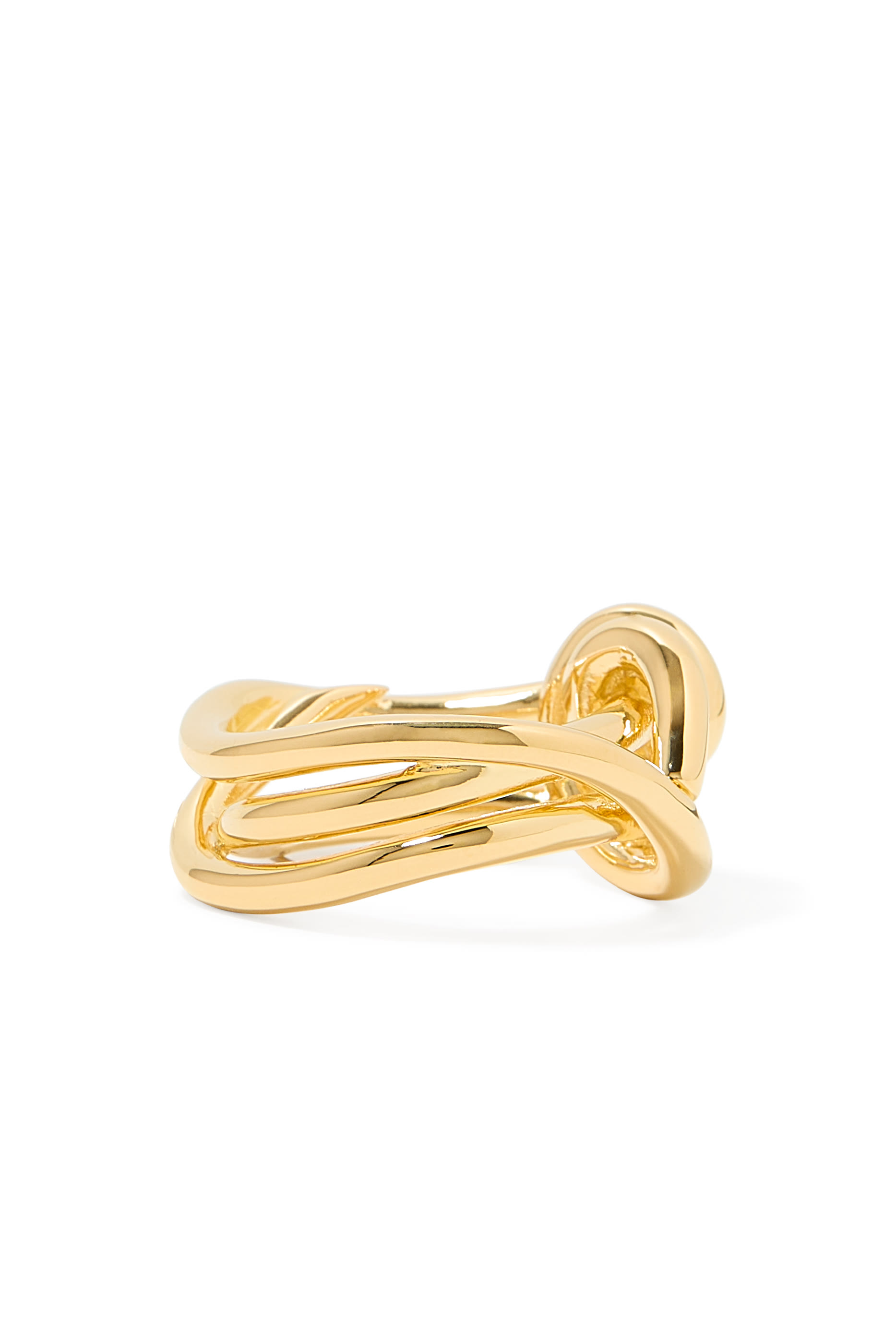 Thread Knotted Ring, 18K Yellow Gold Vermeil on Recycled Sterling Silver
