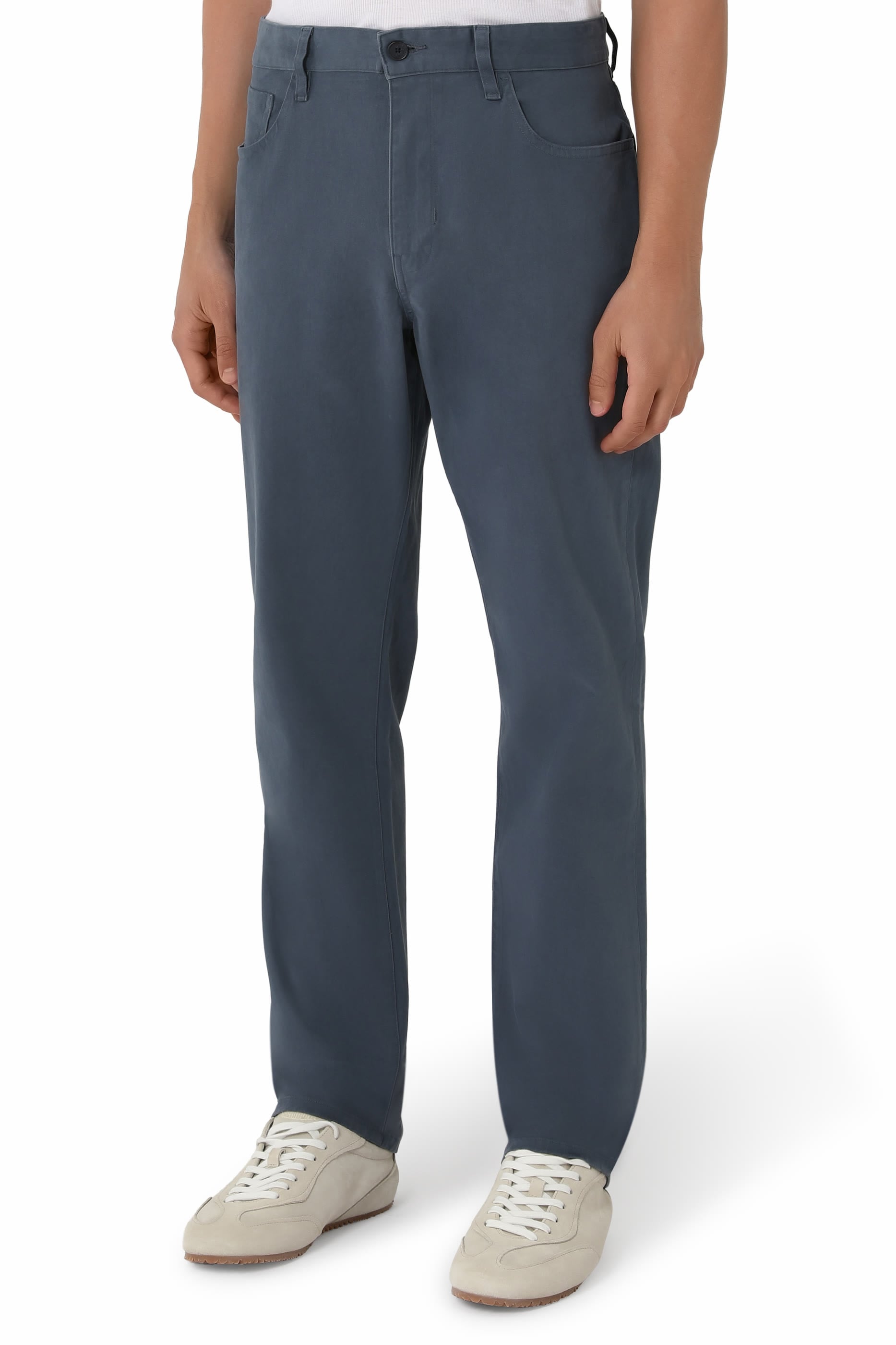 Dylan Slim 5-Pocket Peached Stretch-Cotton Pants