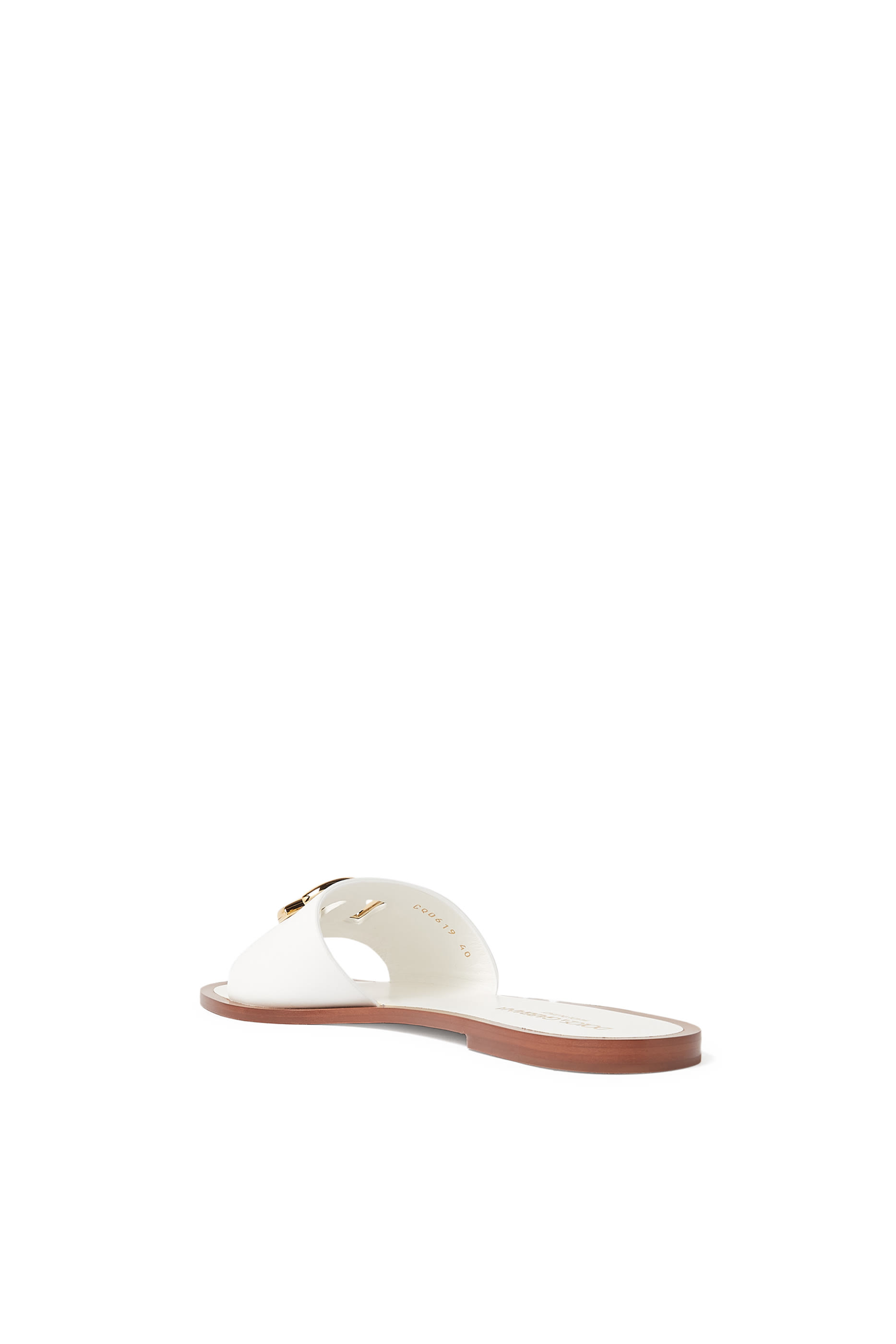 DG Logo Calfskin Sliders