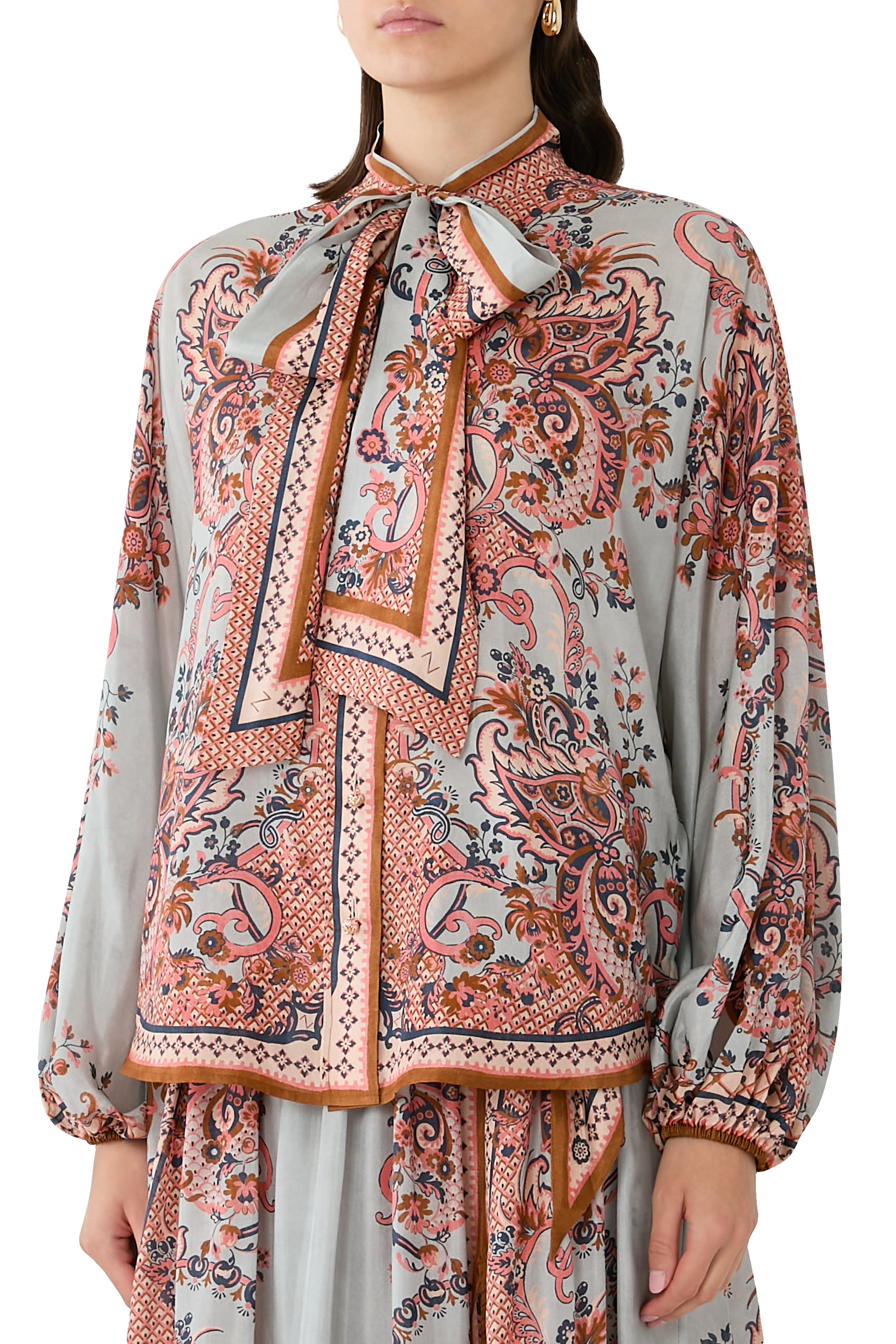 Aster Tie Neck Blouse 