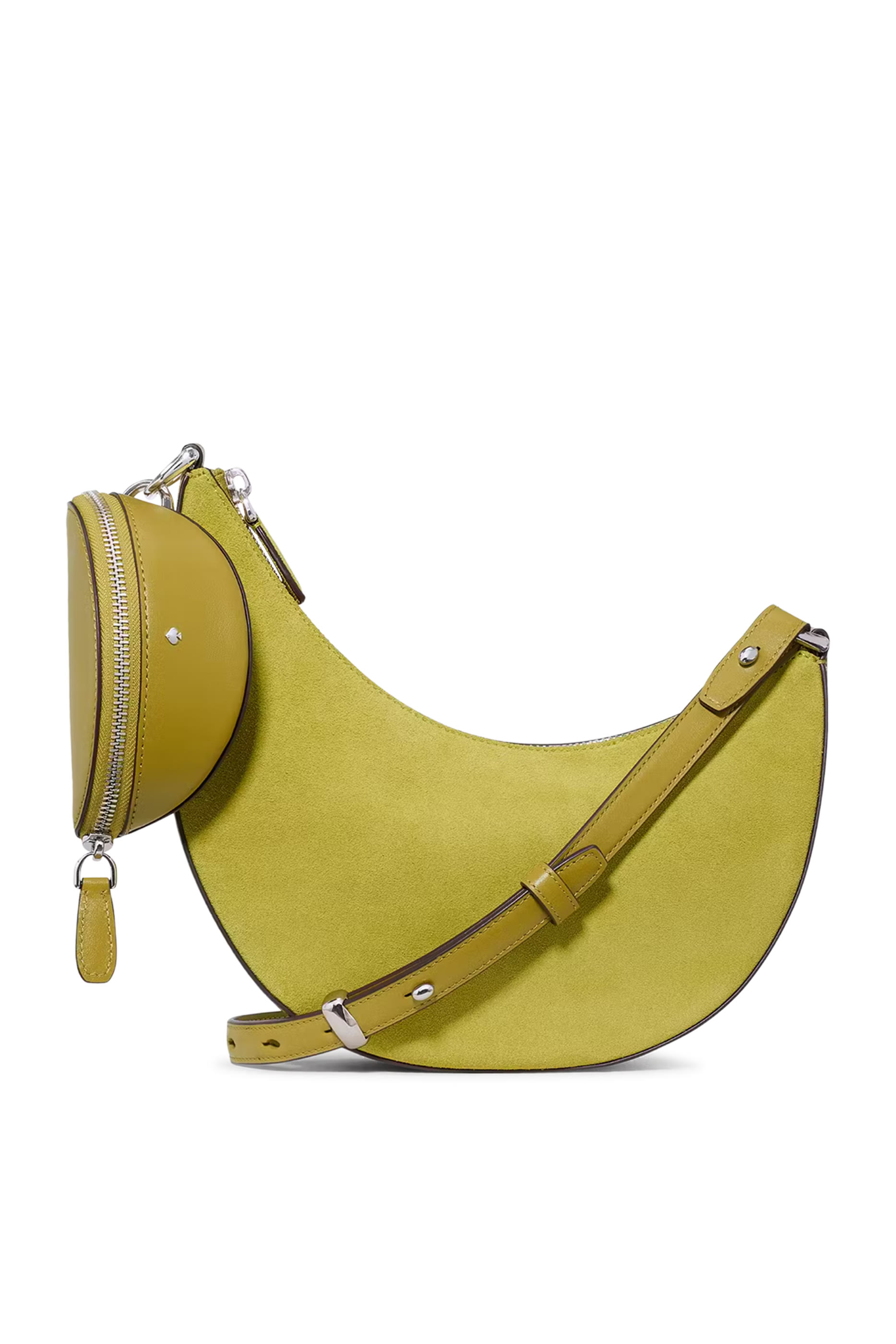 Duo Suede Crossbody Bag
