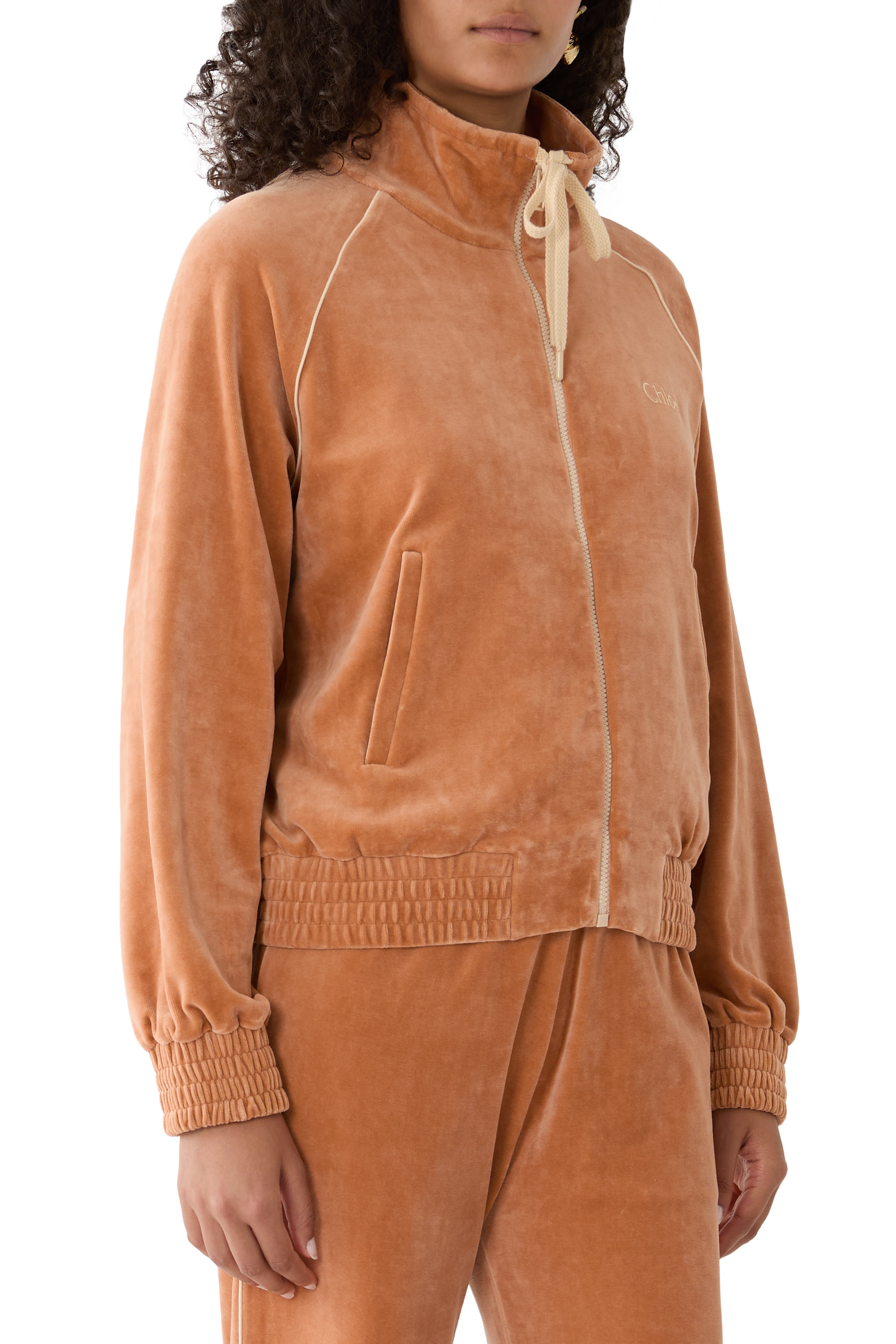 High-Neck Logo Tracksuit Jacket