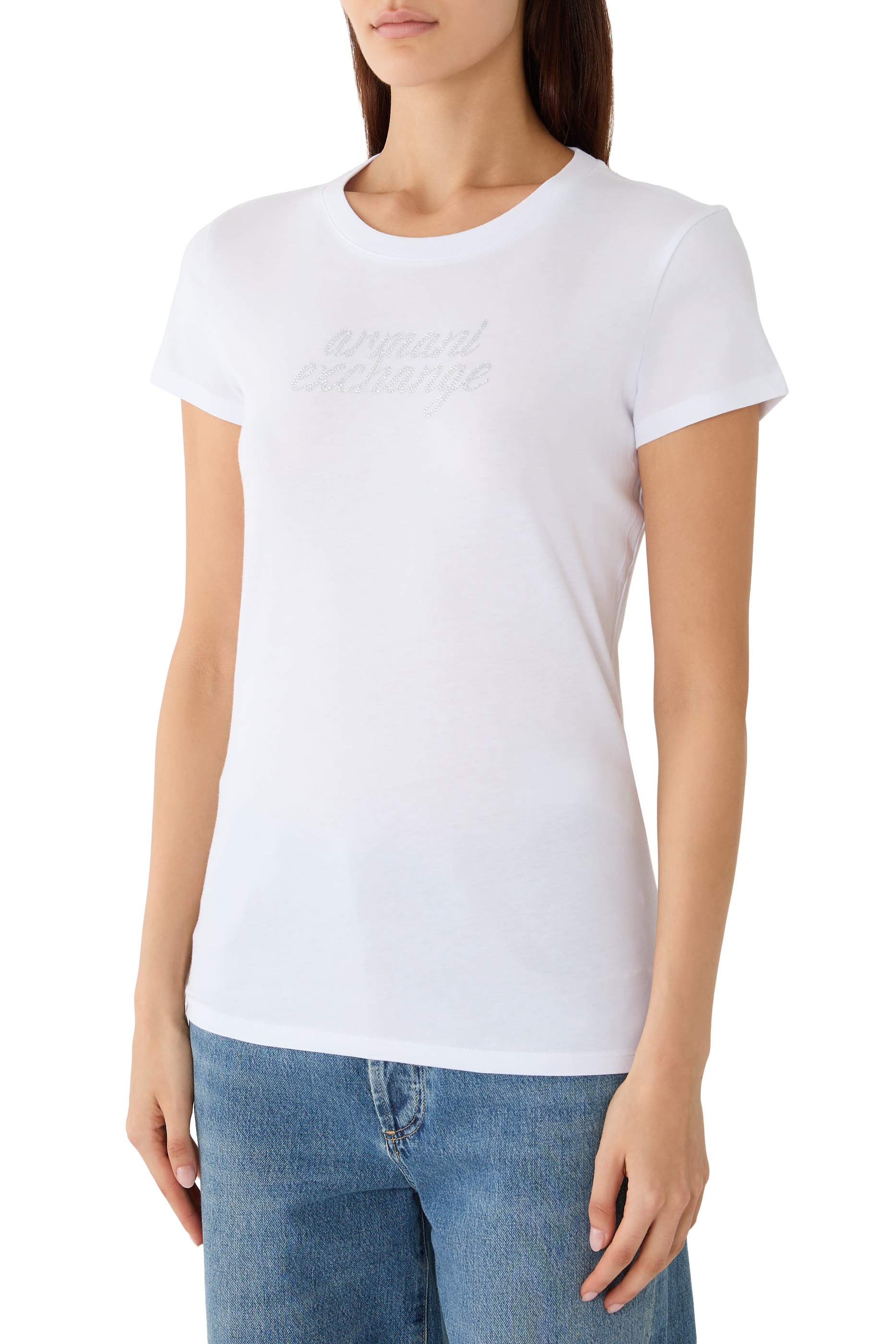 AX Logo Slim Fit T-Shirt